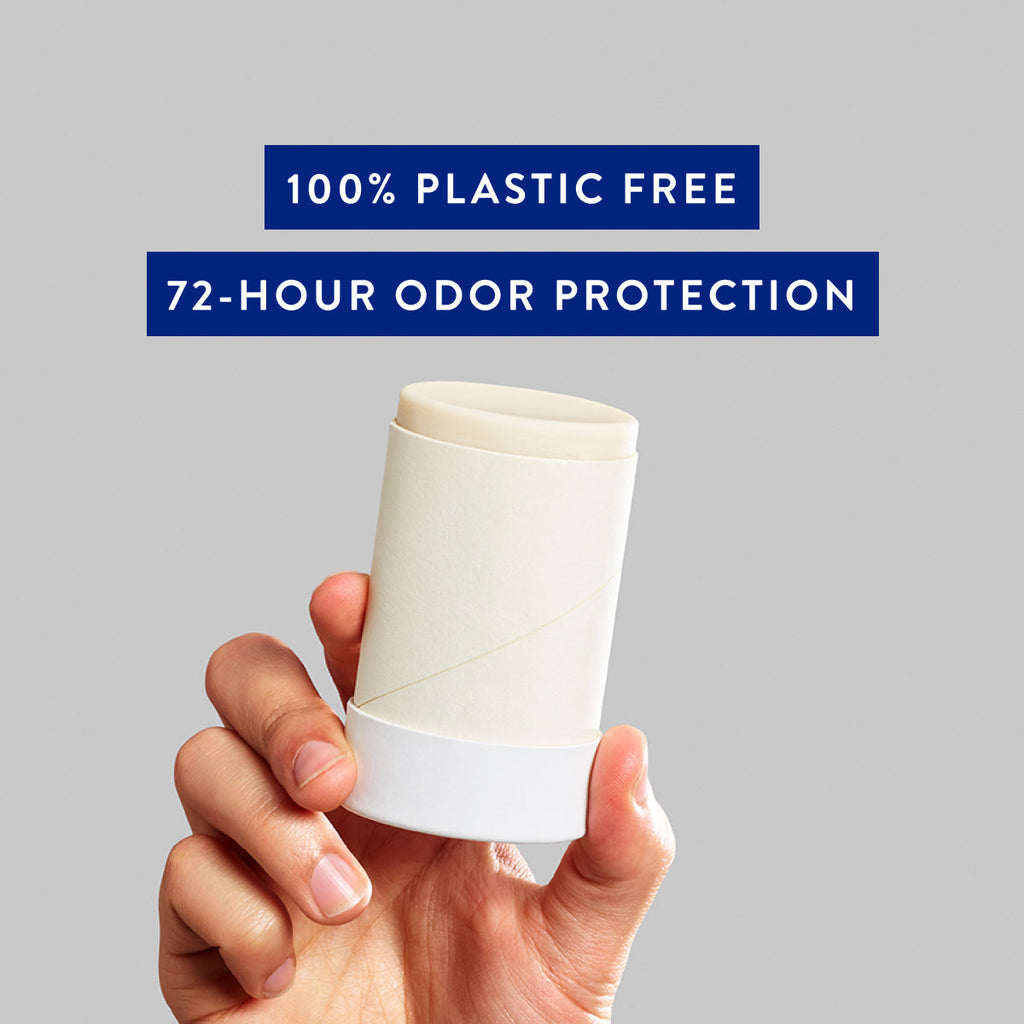 Plastic Free Deodorant Stick Classic Cucumber and Mint 2.65oz Daily Routine