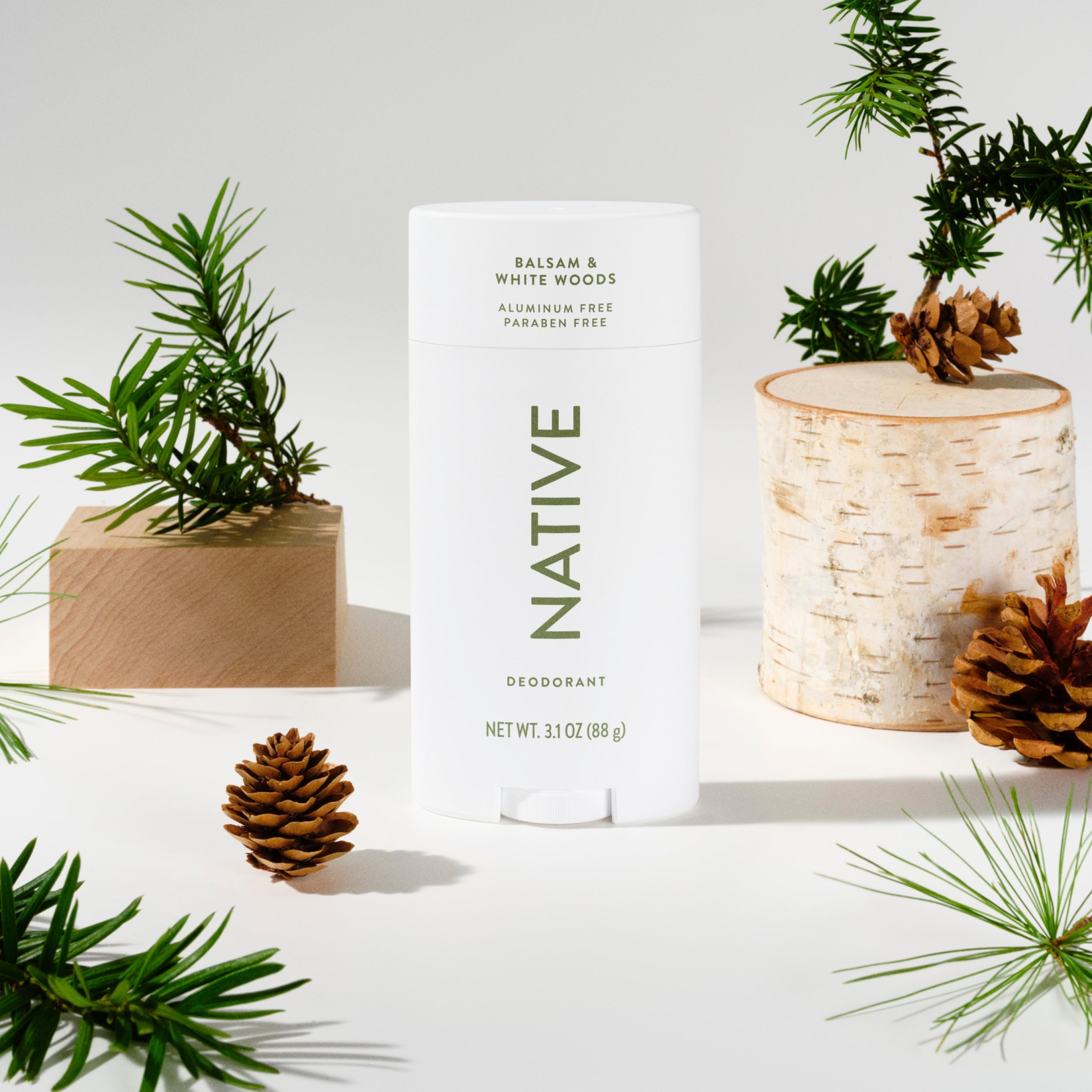 Deodorant Stick Classic Balsam and White Woods 3.1oz Daily Routine