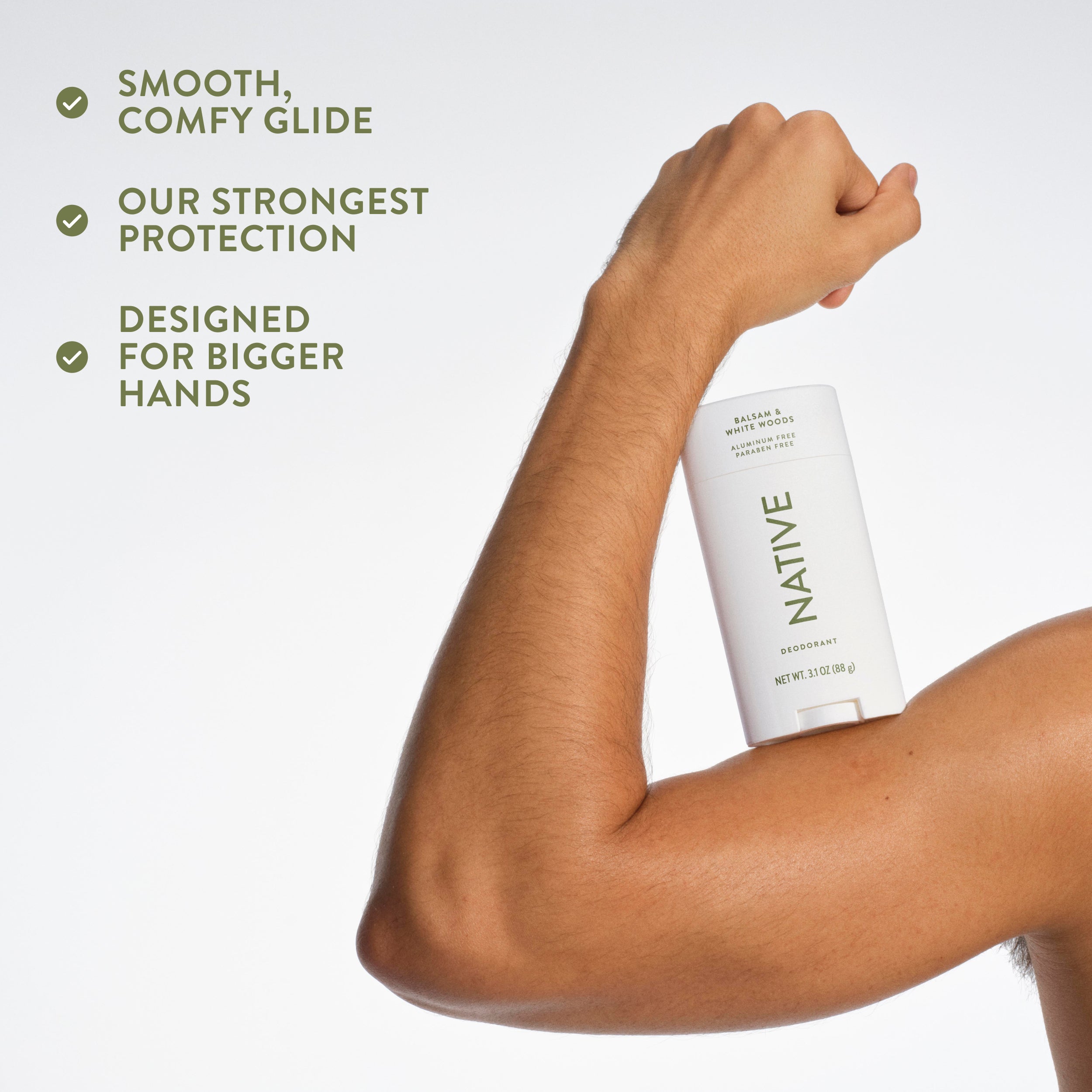 Deodorant Stick Classic Balsam and White Woods 3.1oz Daily Routine