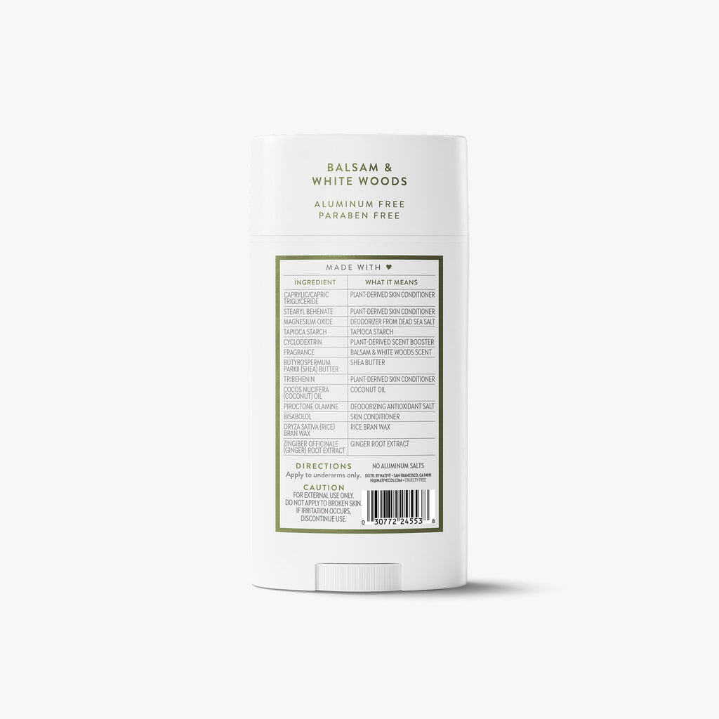 Deodorant Stick Classic Balsam and White Woods 3.1oz Daily Routine