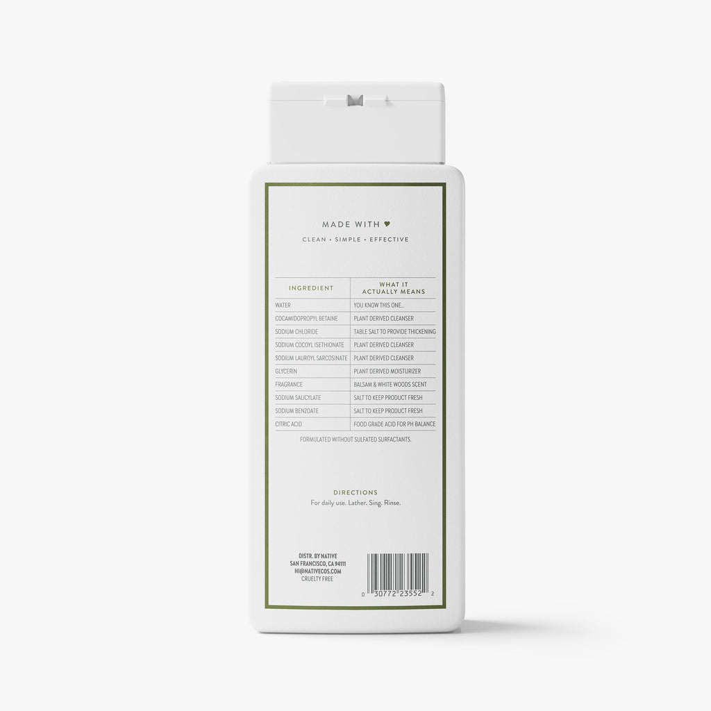 Body Wash Classic Balsam and White Woods 18oz Daily Routine