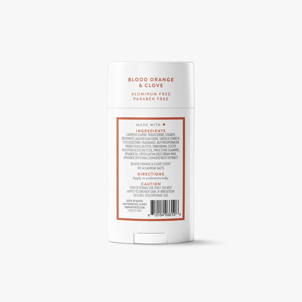 Deodorant Stick Classic Blood Orange and Clove 2.65oz Daily Routine