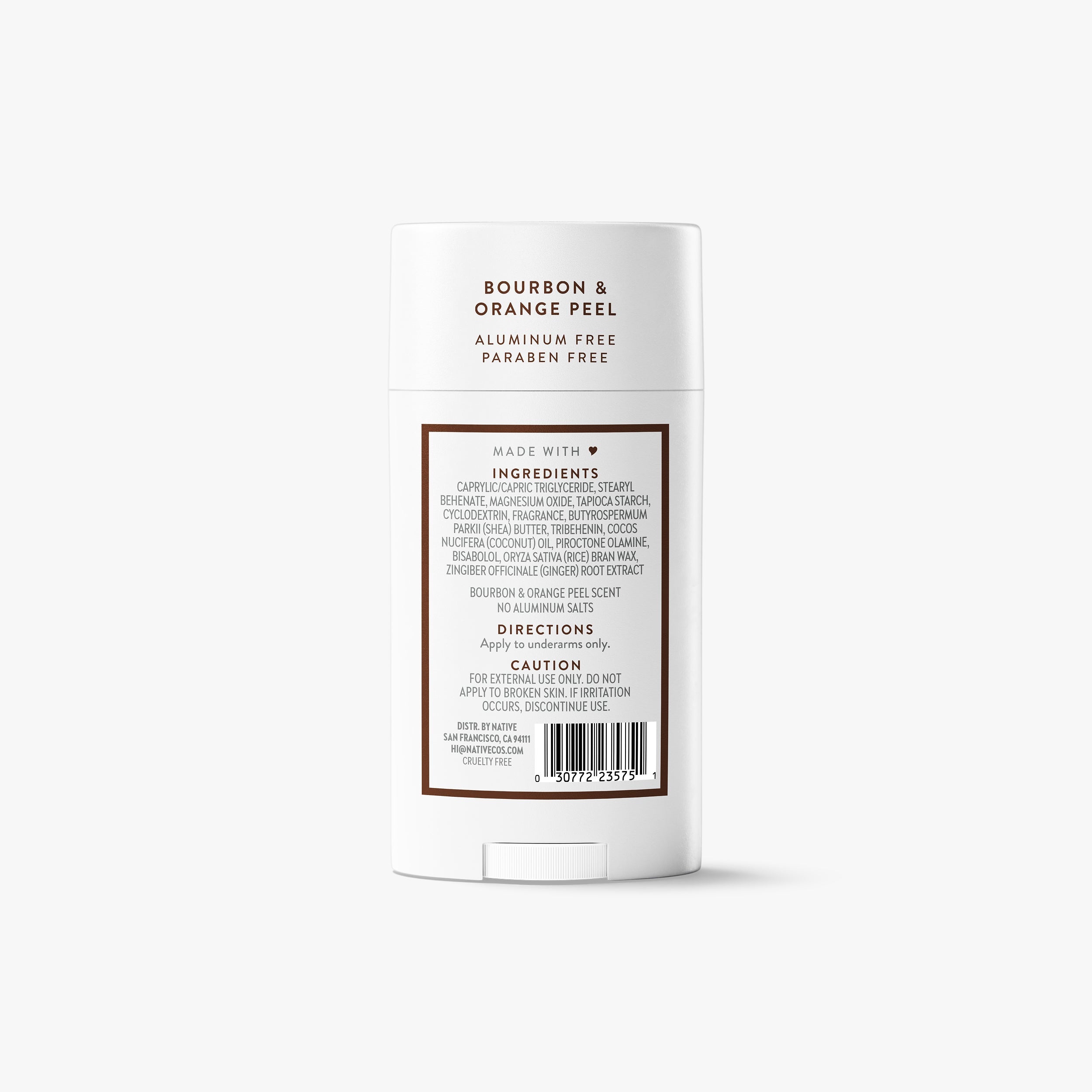 Deodorant Stick Classic Bourbon and Orange Peel 2.65oz Daily Routine