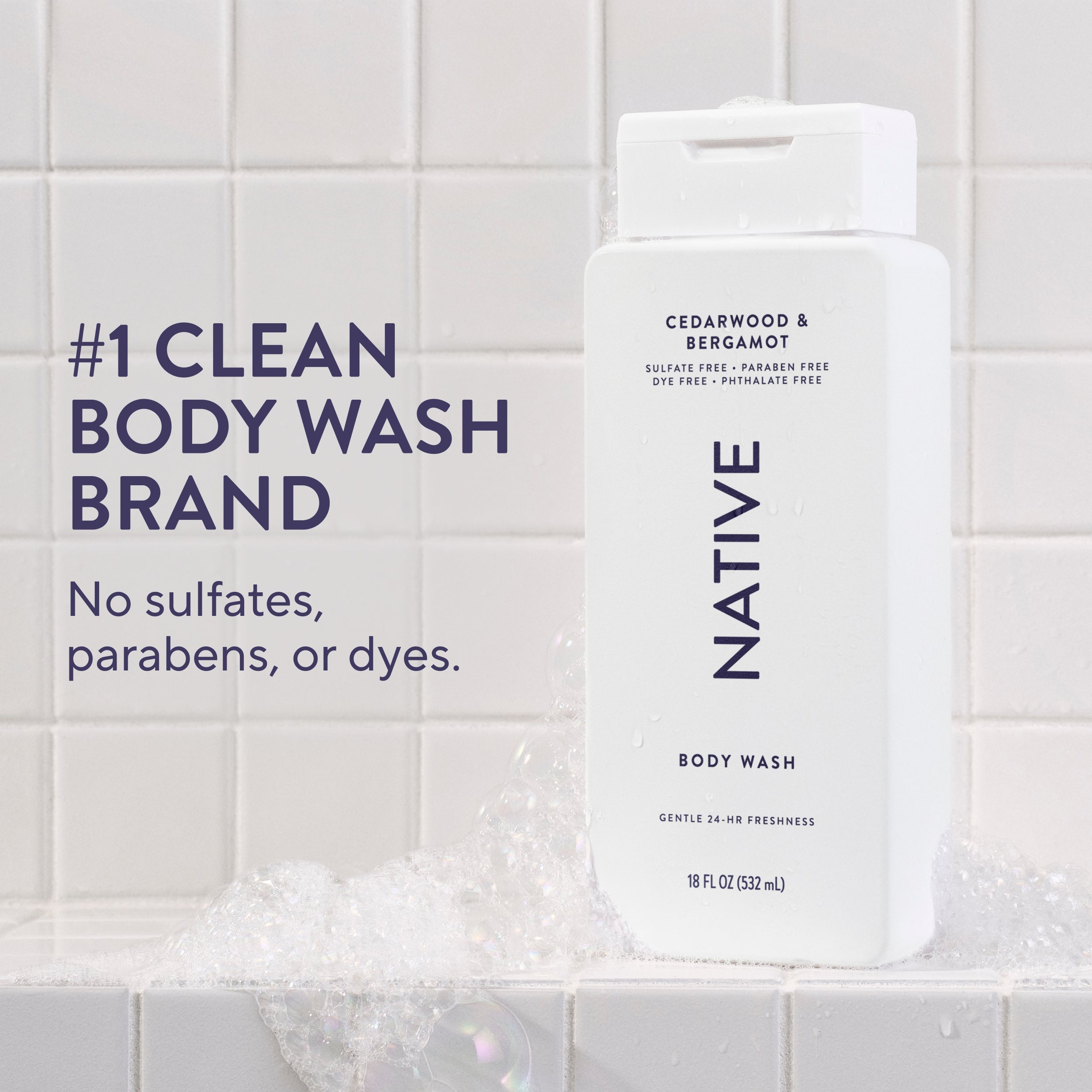Body Wash Classic Cedarwood and Bergamot 18oz Daily Routine