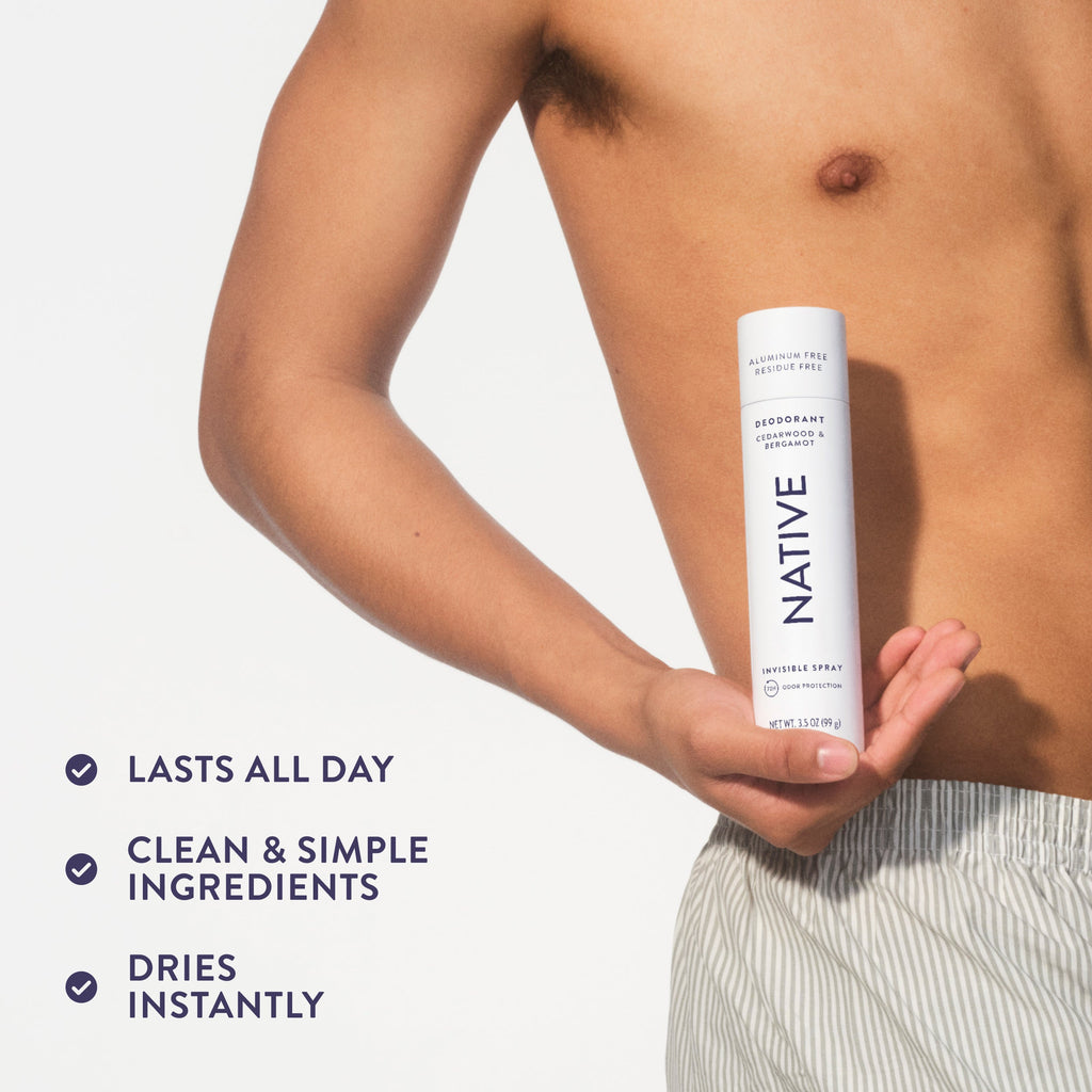 Deodorant Spray Classic Cedarwood and Bergamot 3.5oz Daily Routine