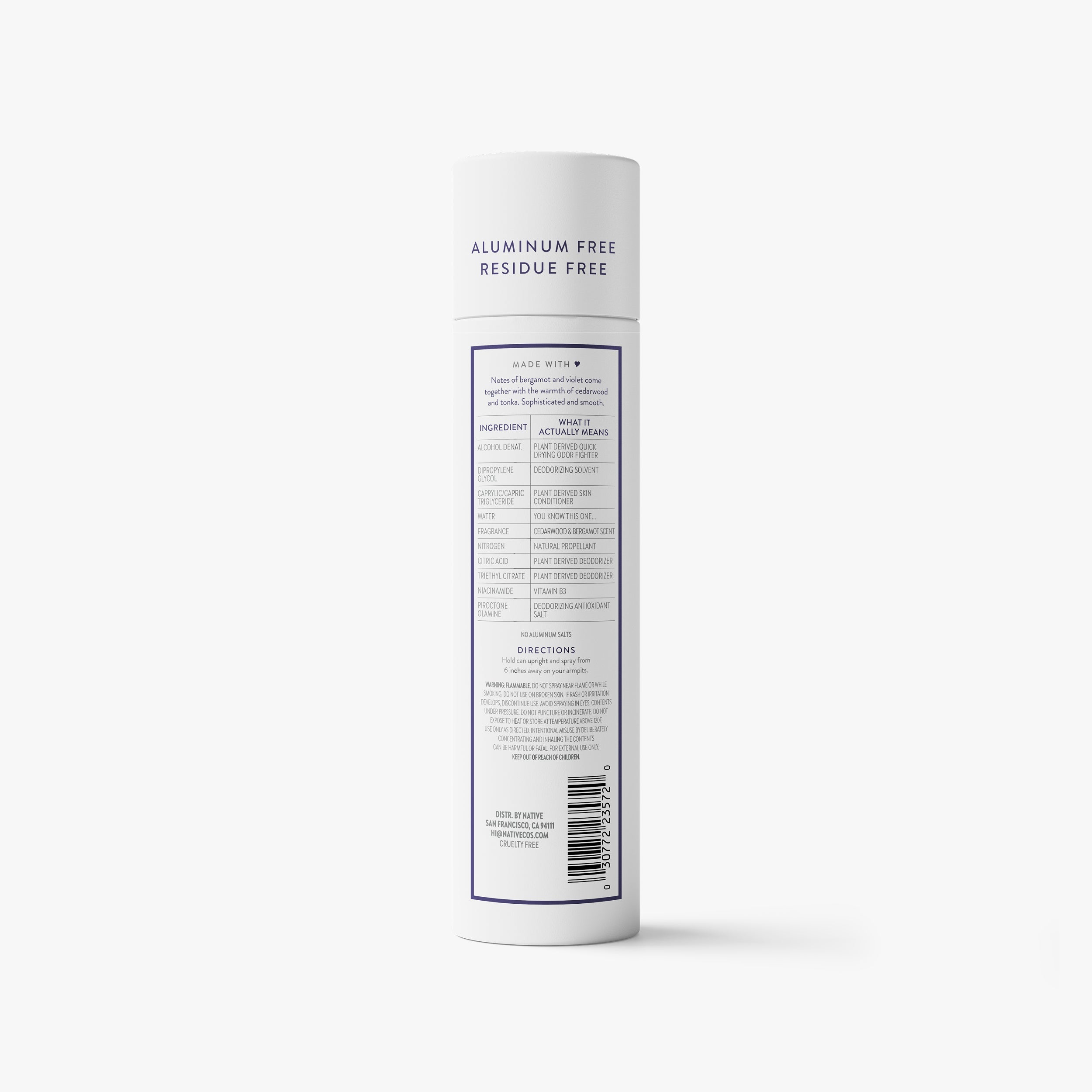 Deodorant Spray Classic Cedarwood and Bergamot 3.5oz Daily Routine