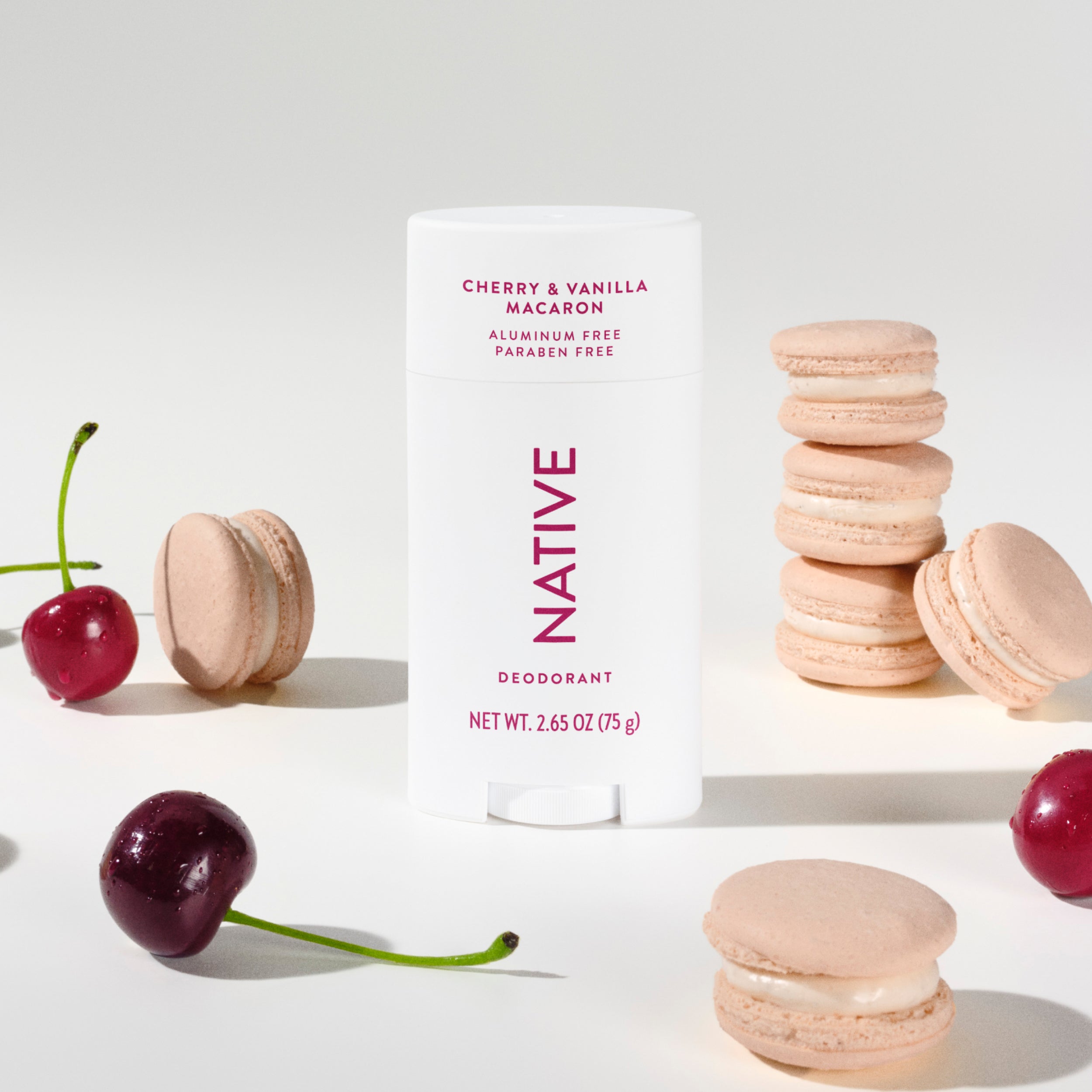 Deodorant Stick Classic Cherry and Vanilla Macaron 2.65oz Daily Routine