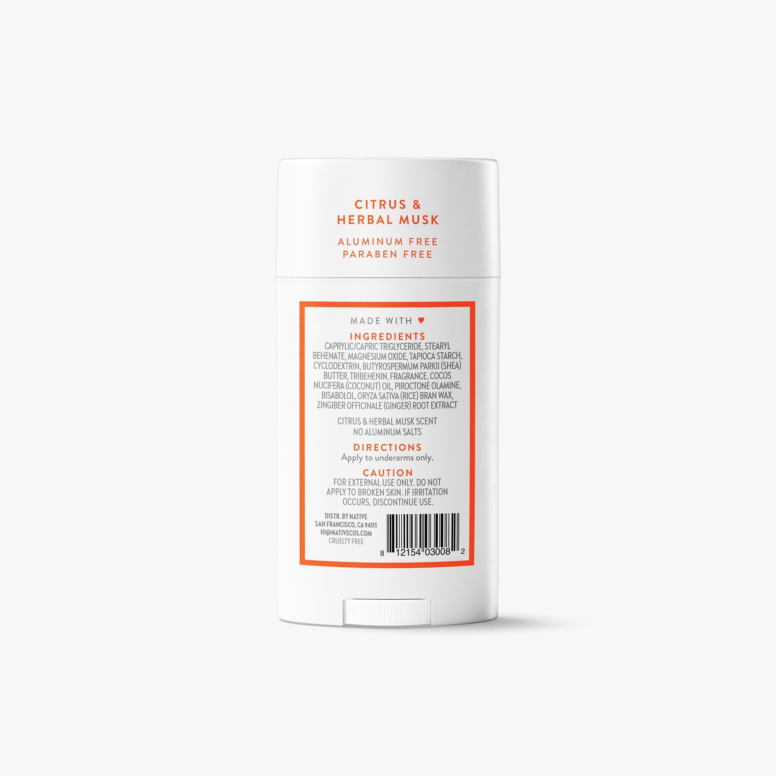Deodorant Stick Classic Citrus and Herbal Musk 2.65oz Daily Routine