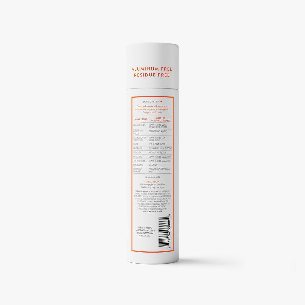 Deodorant Spray Classic Citrus and Herbal Musk 3.5oz Daily Routine