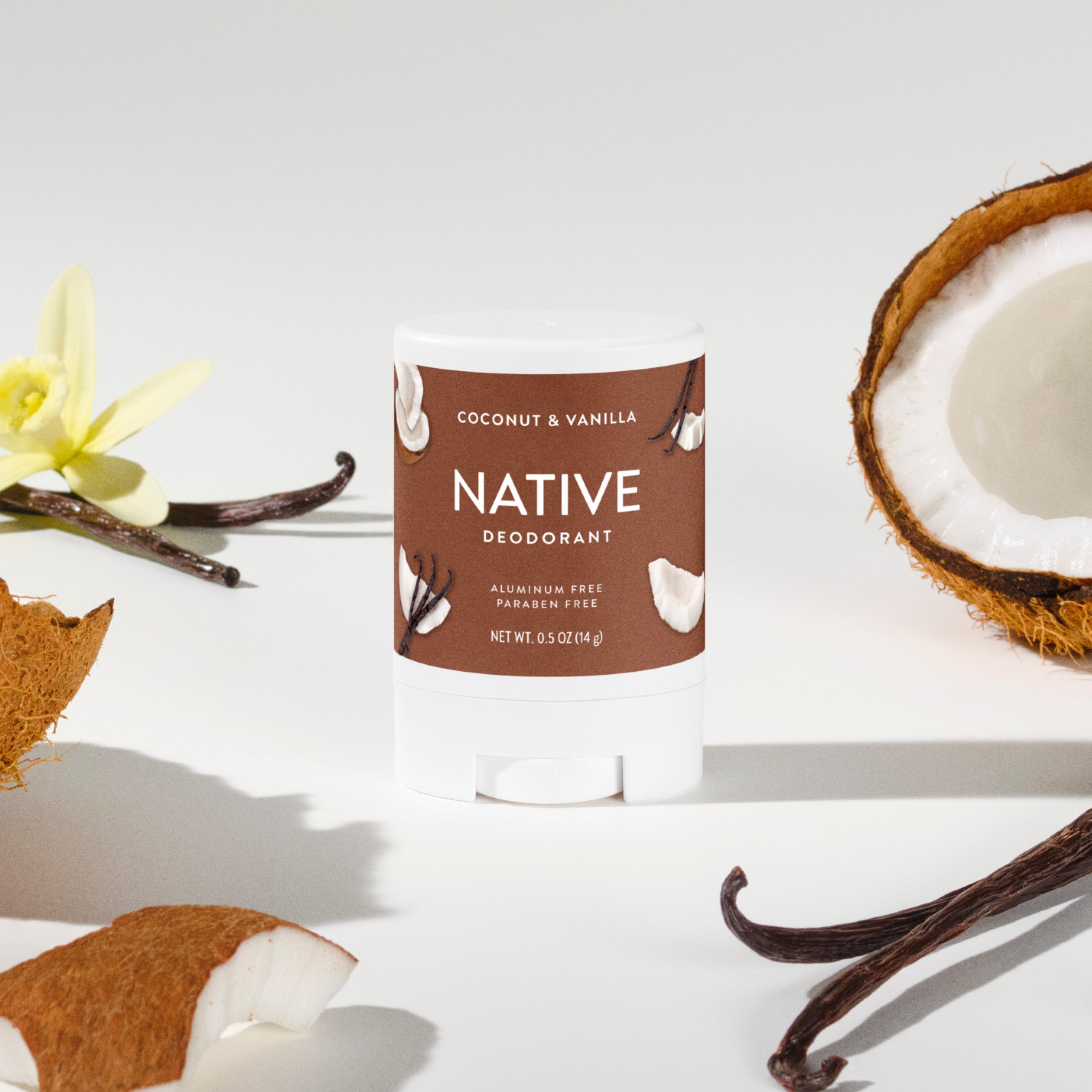 Mini Deodorant Stick Classic Coconut and Vanilla 0.5oz Daily Routine