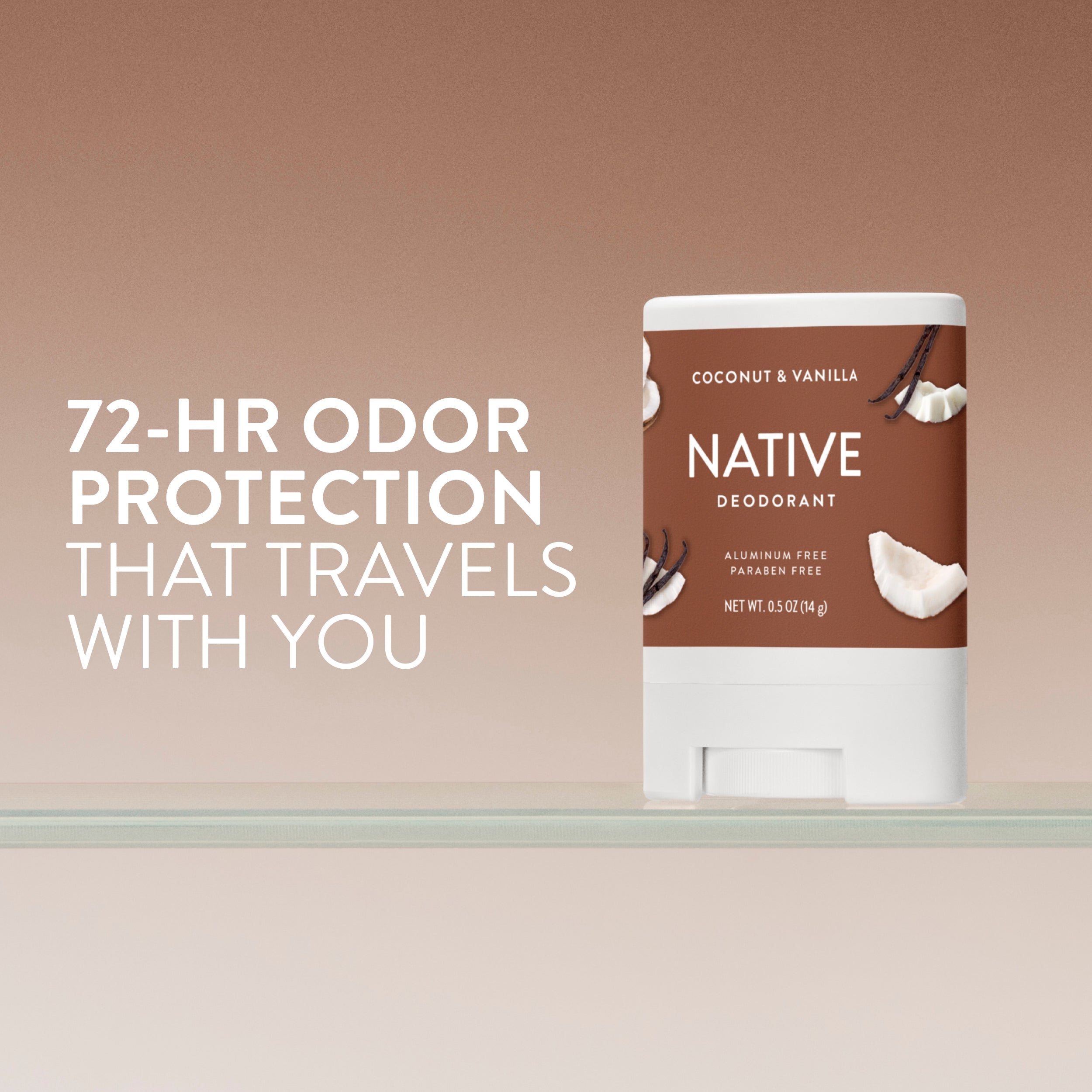 Mini Deodorant Stick Classic Coconut and Vanilla 0.5oz Daily Routine