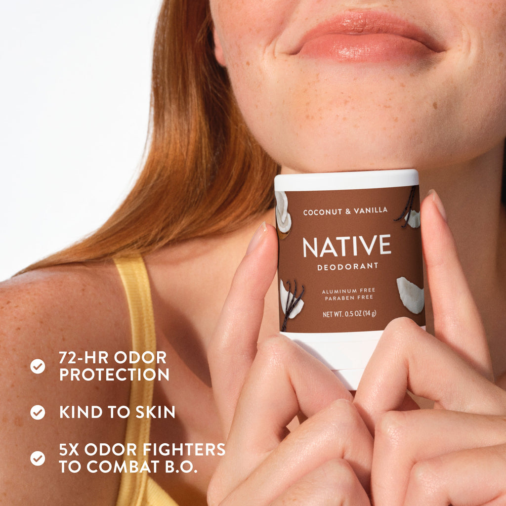 Mini Deodorant Stick Classic Coconut and Vanilla 0.5oz Daily Routine