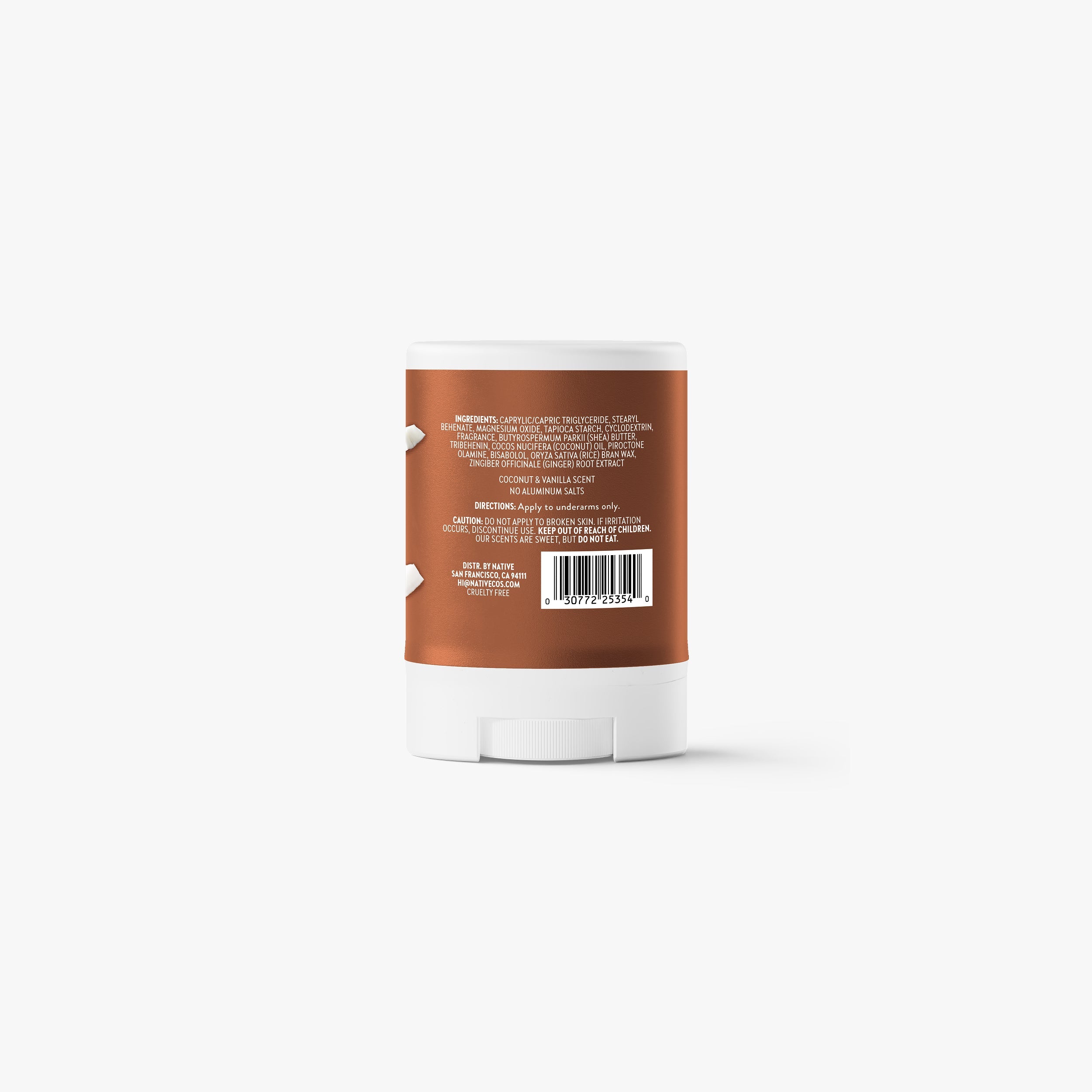 Mini Deodorant Stick Classic Coconut and Vanilla 0.5oz Daily Routine