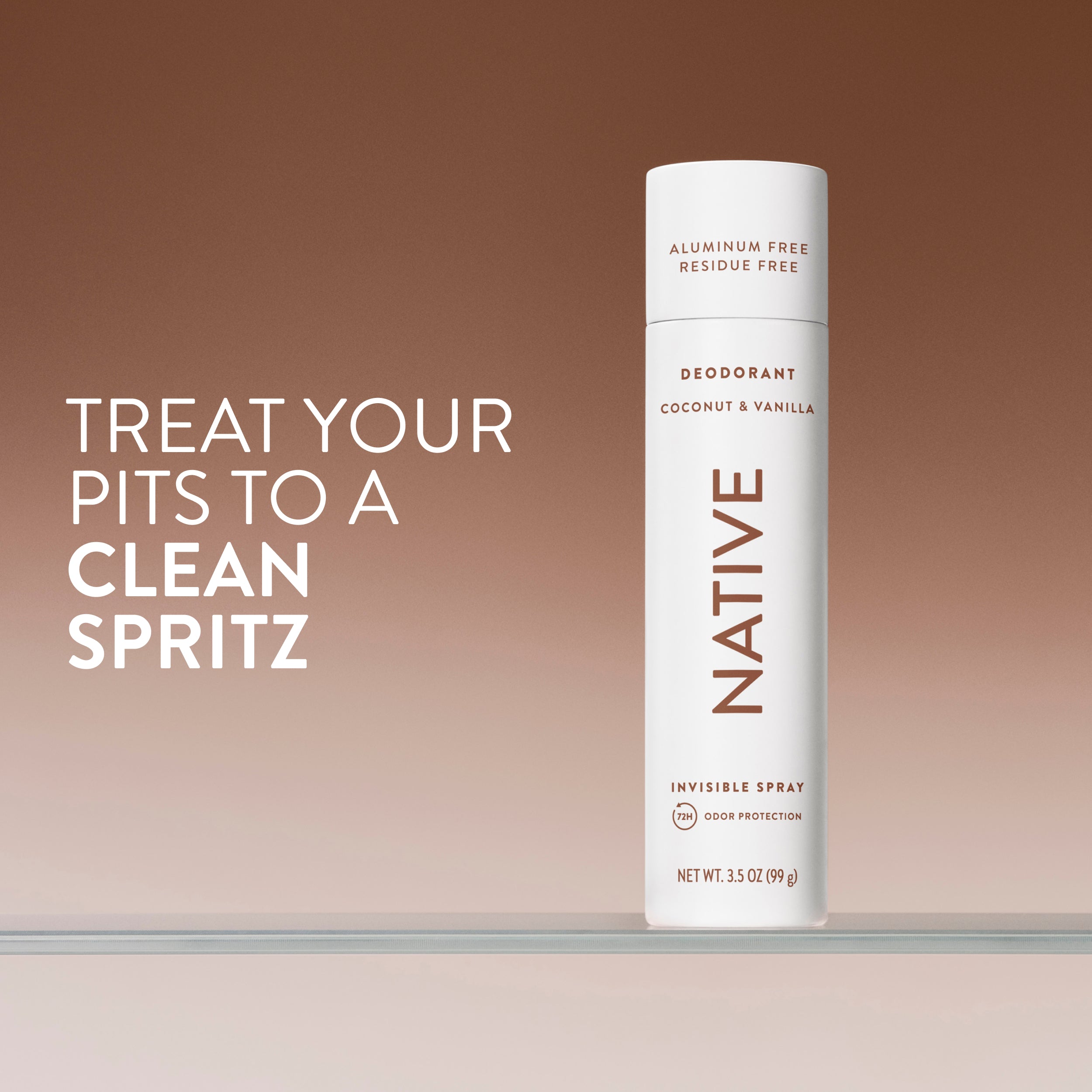 Deodorant Spray Classic Coconut and Vanilla 3.5oz Daily Routine