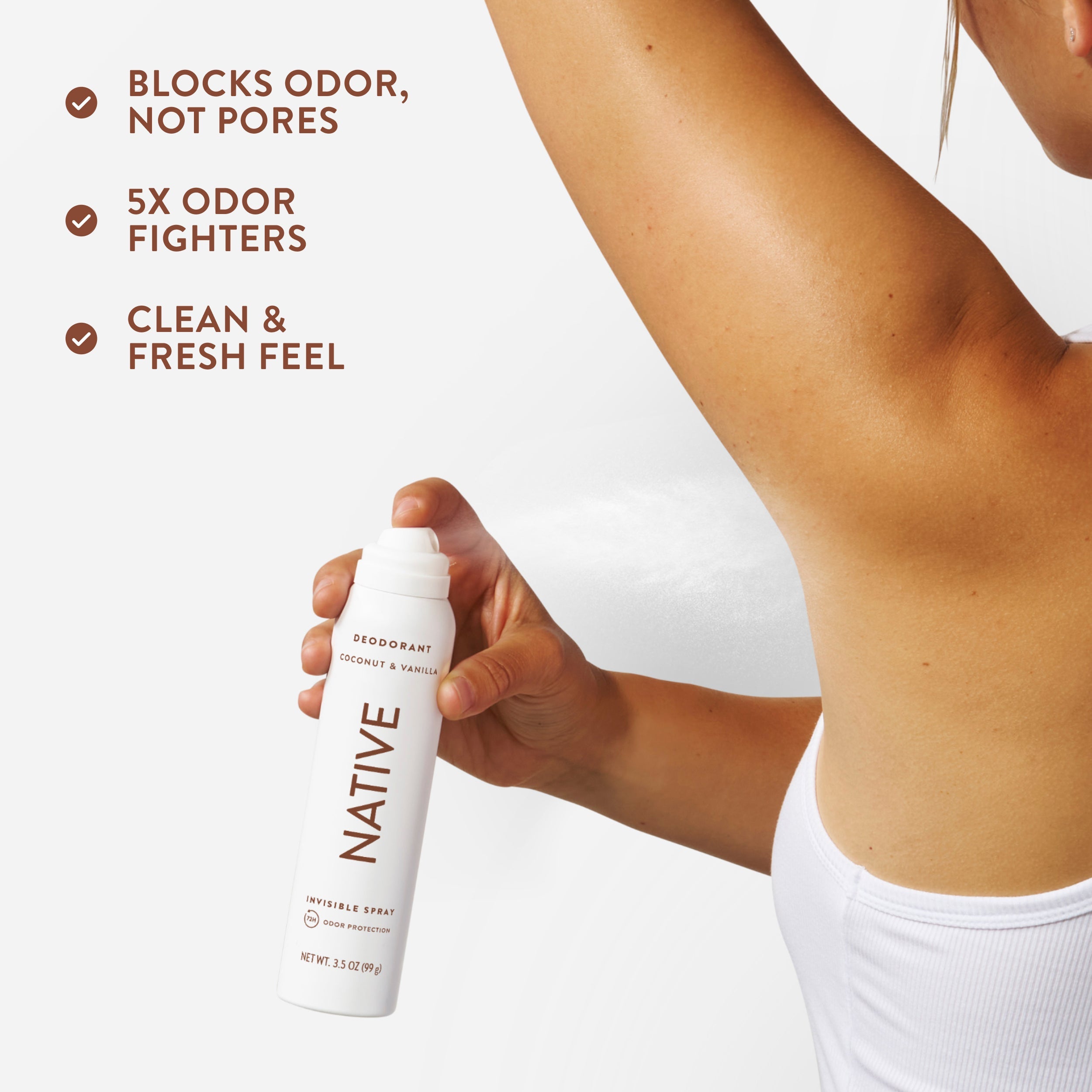 Deodorant Spray Classic Coconut and Vanilla 3.5oz Daily Routine
