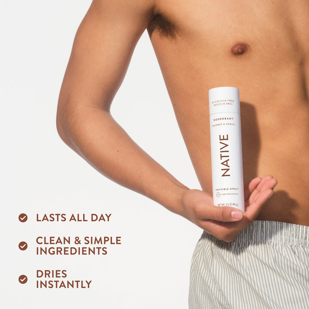 Deodorant Spray Classic Coconut and Vanilla 3.5oz Daily Routine
