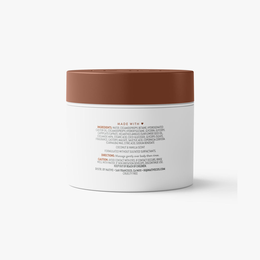 Body Scrub Classic Coconut and Vanilla 12oz Daily Routine