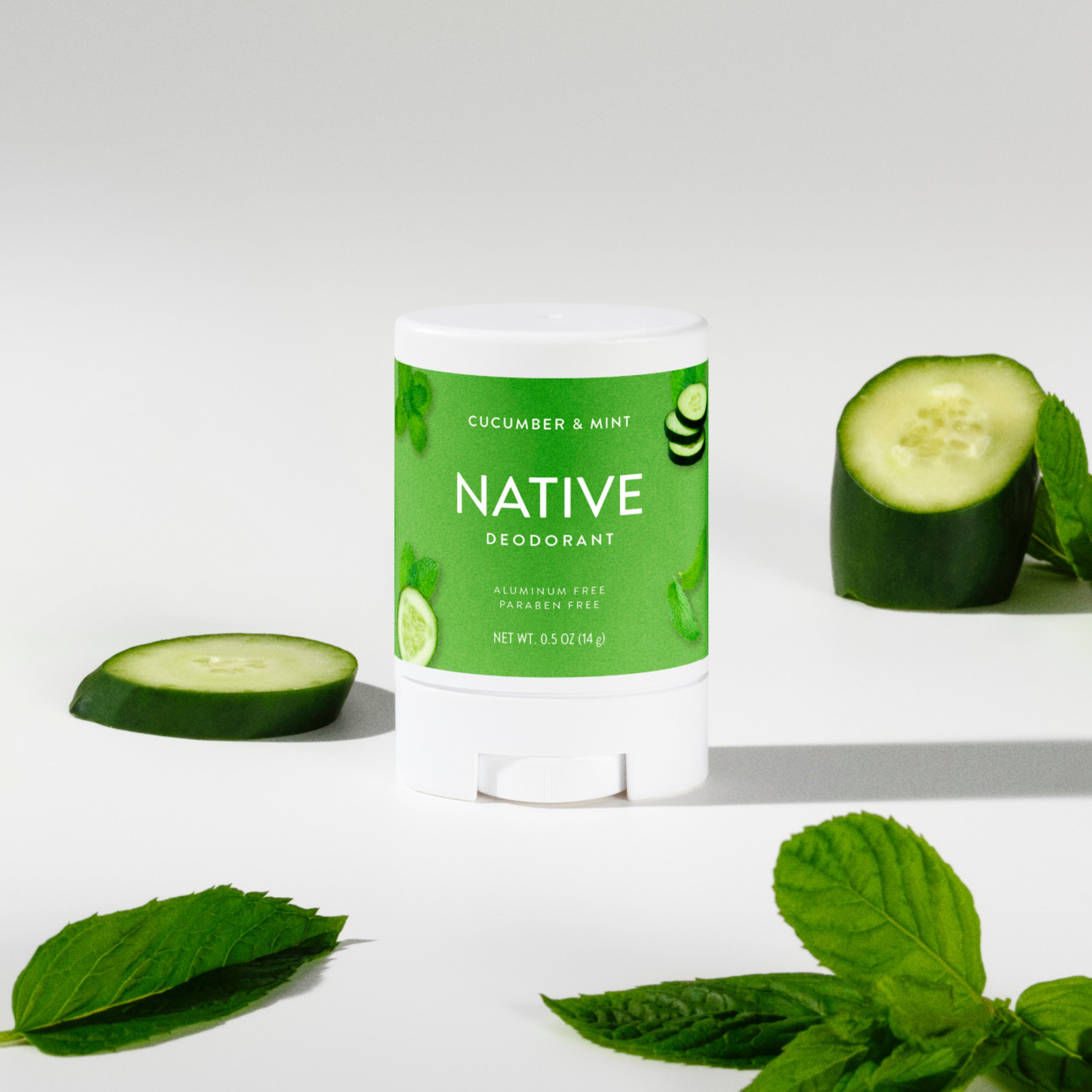 Mini Deodorant Stick Classic Cucumber and Mint 0.5oz Daily Routine