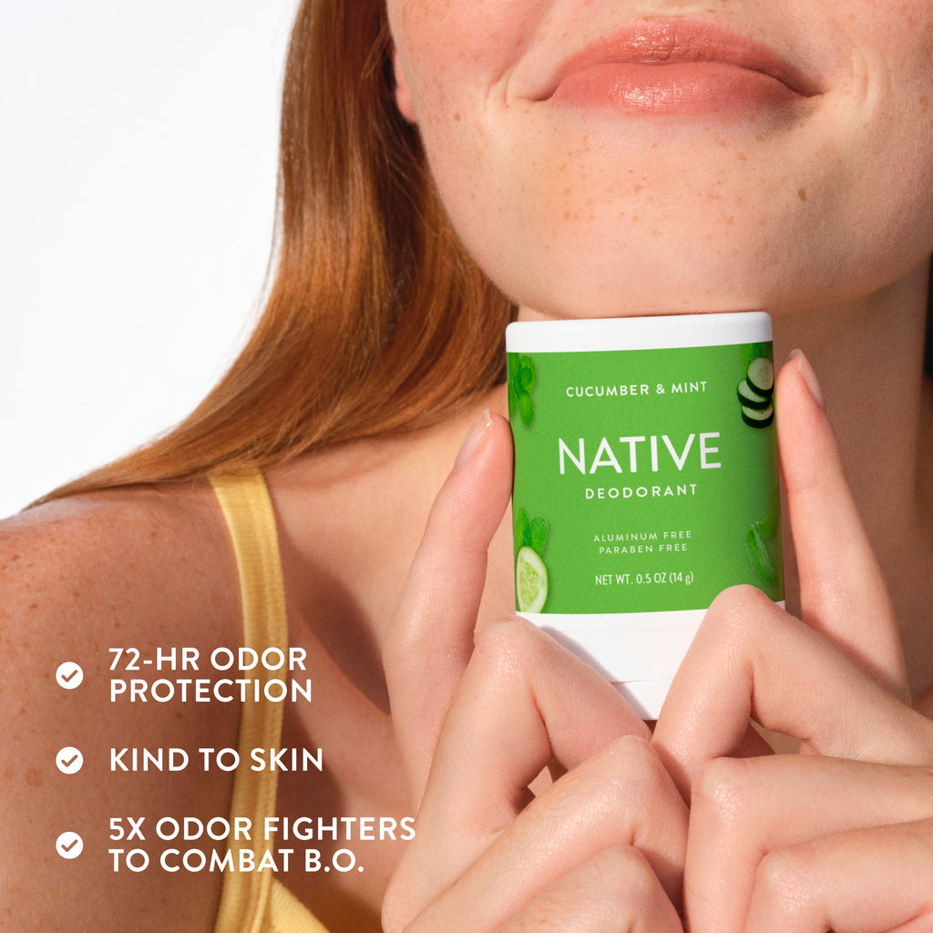 Mini Deodorant Stick Classic Cucumber and Mint 0.5oz Daily Routine