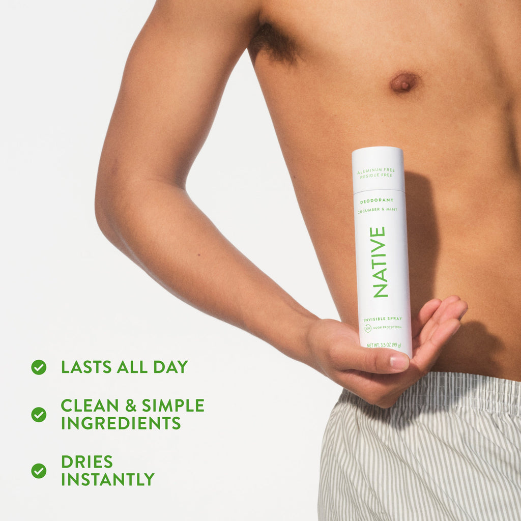 Deodorant Spray Classic Cucumber and Mint 3.5oz Daily Routine