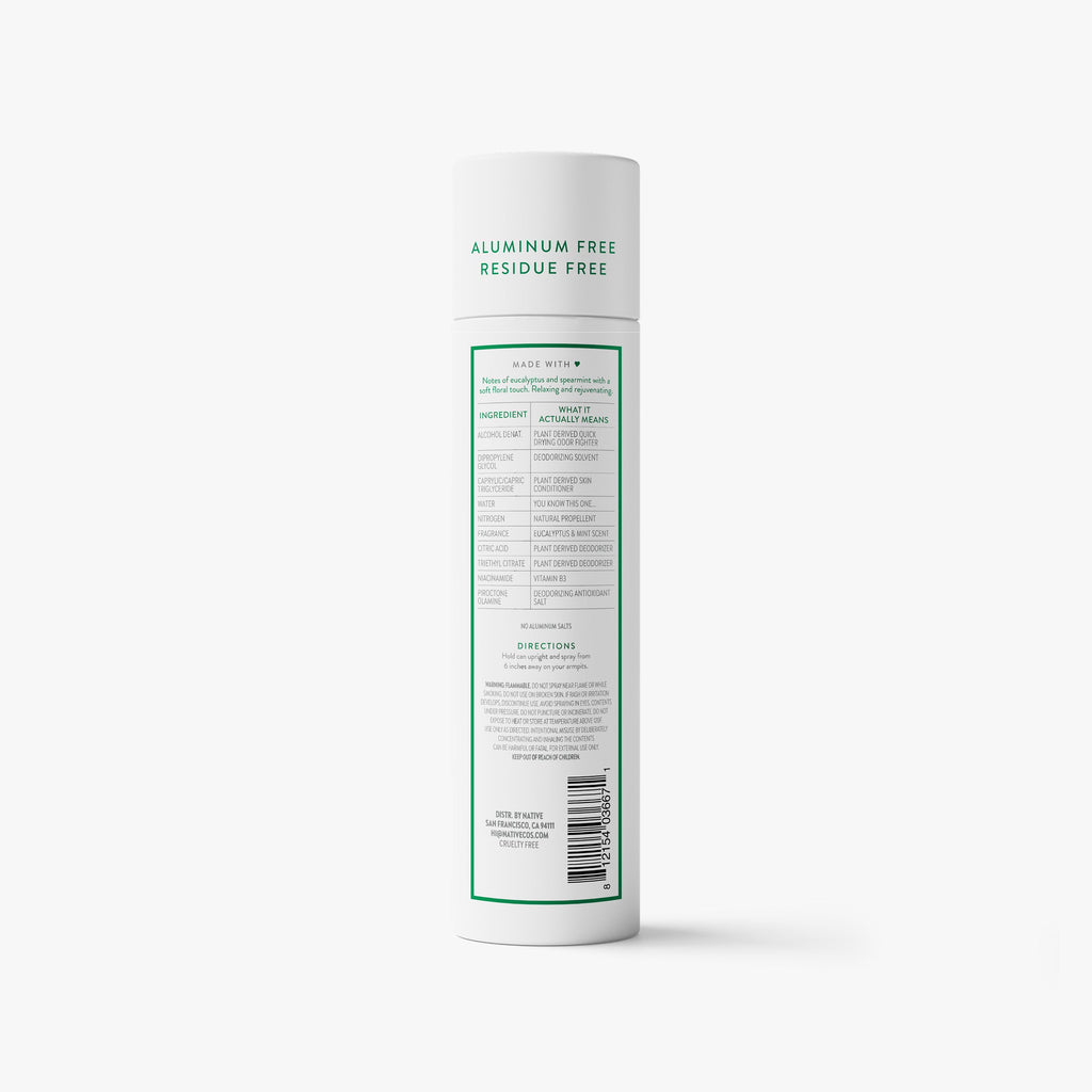 Deodorant Spray Classic Eucalyptus and Mint 3.5oz Daily Routine