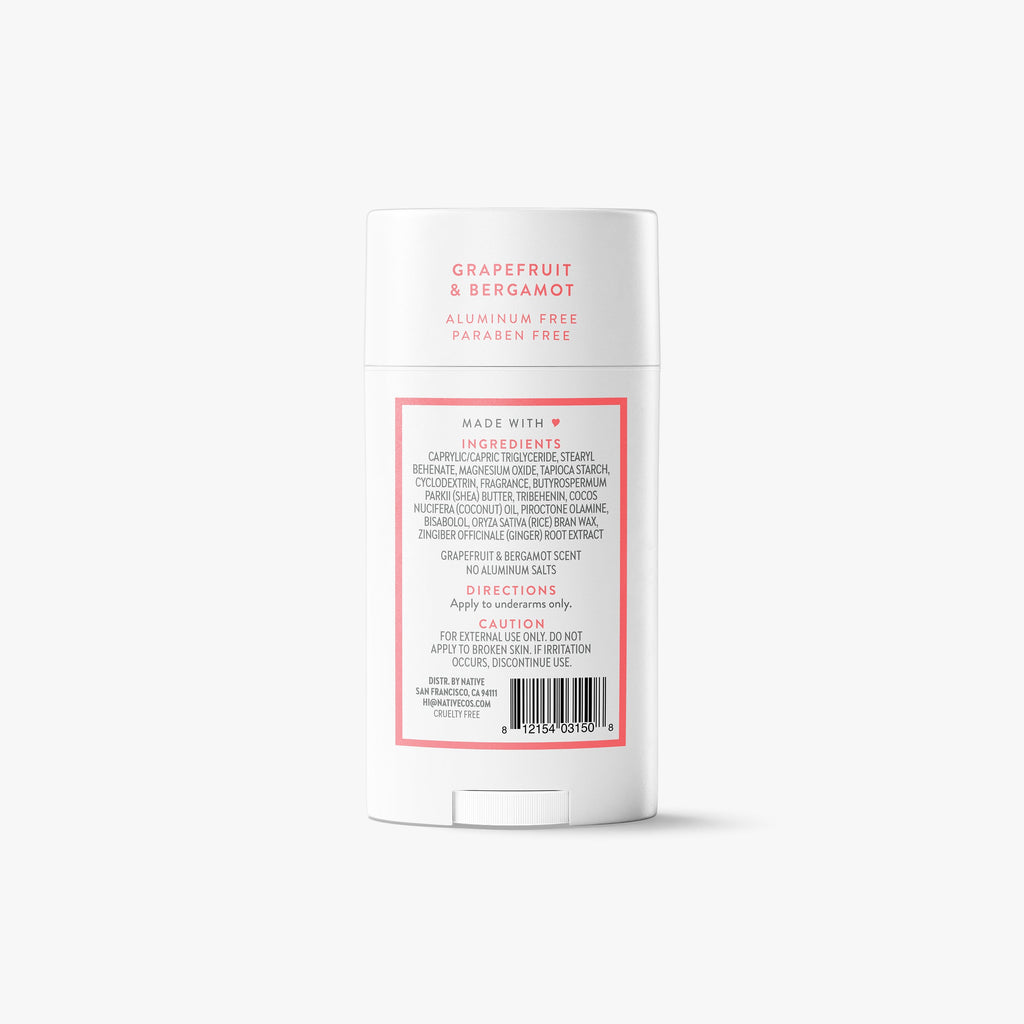 Deodorant Stick Classic Grapefruit and Bergamot 2.65oz Daily Routine