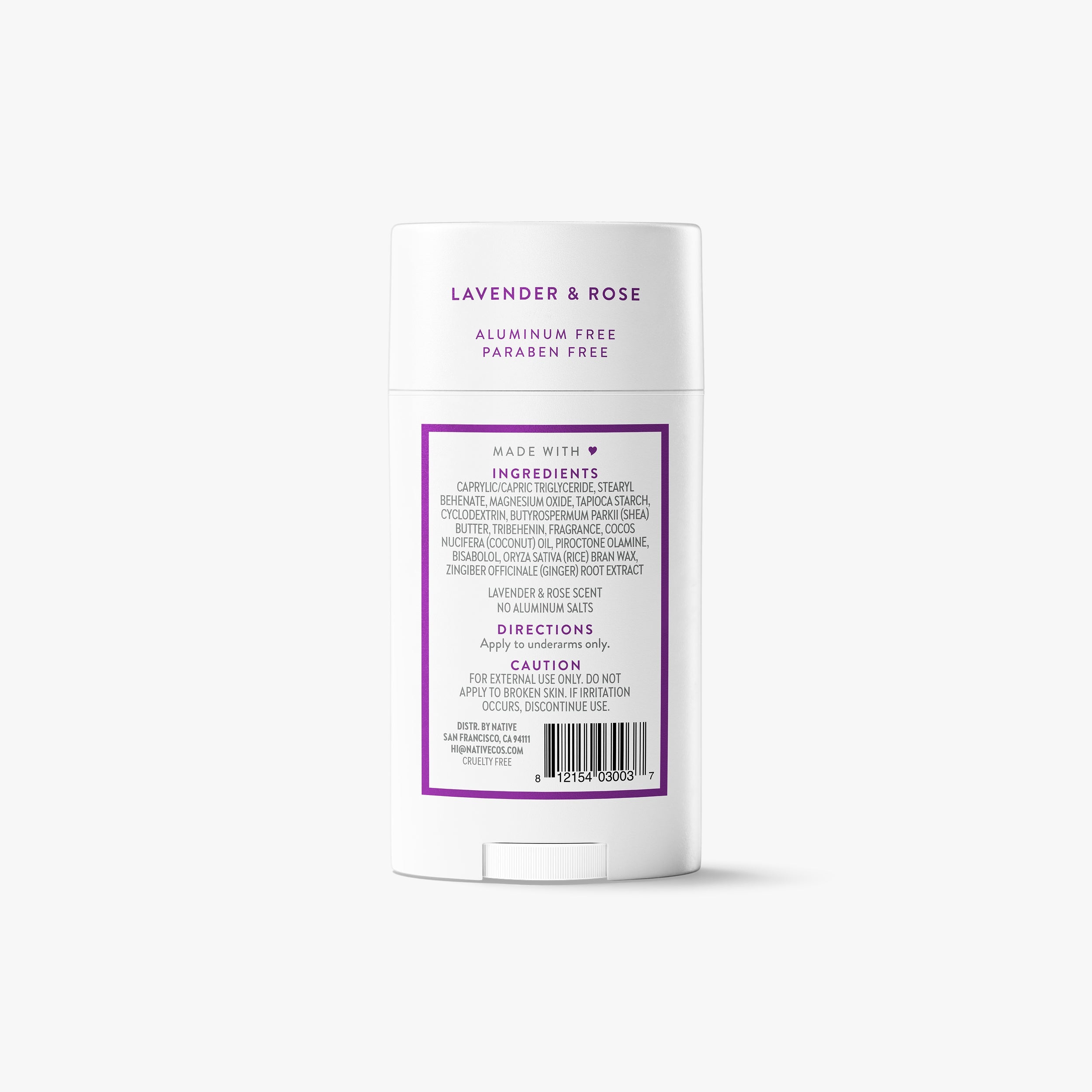 Deodorant Stick Classic Lavender and Rose 2.65oz Daily Routine