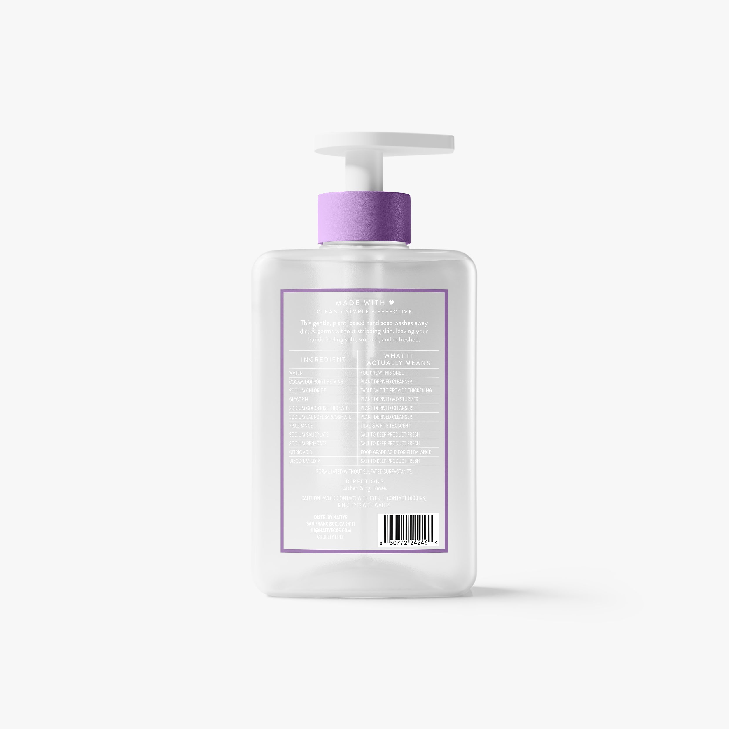 Hand Soap Classic Lilac and White Tea 13oz Daily Routine