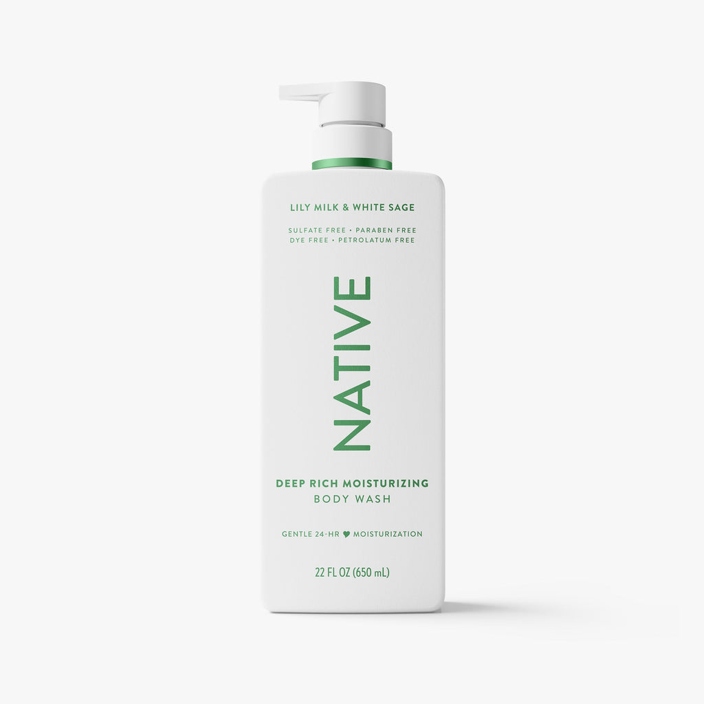 Moisturizing Body Wash Classic Lily Milk and White Sage 22oz Daily Routine