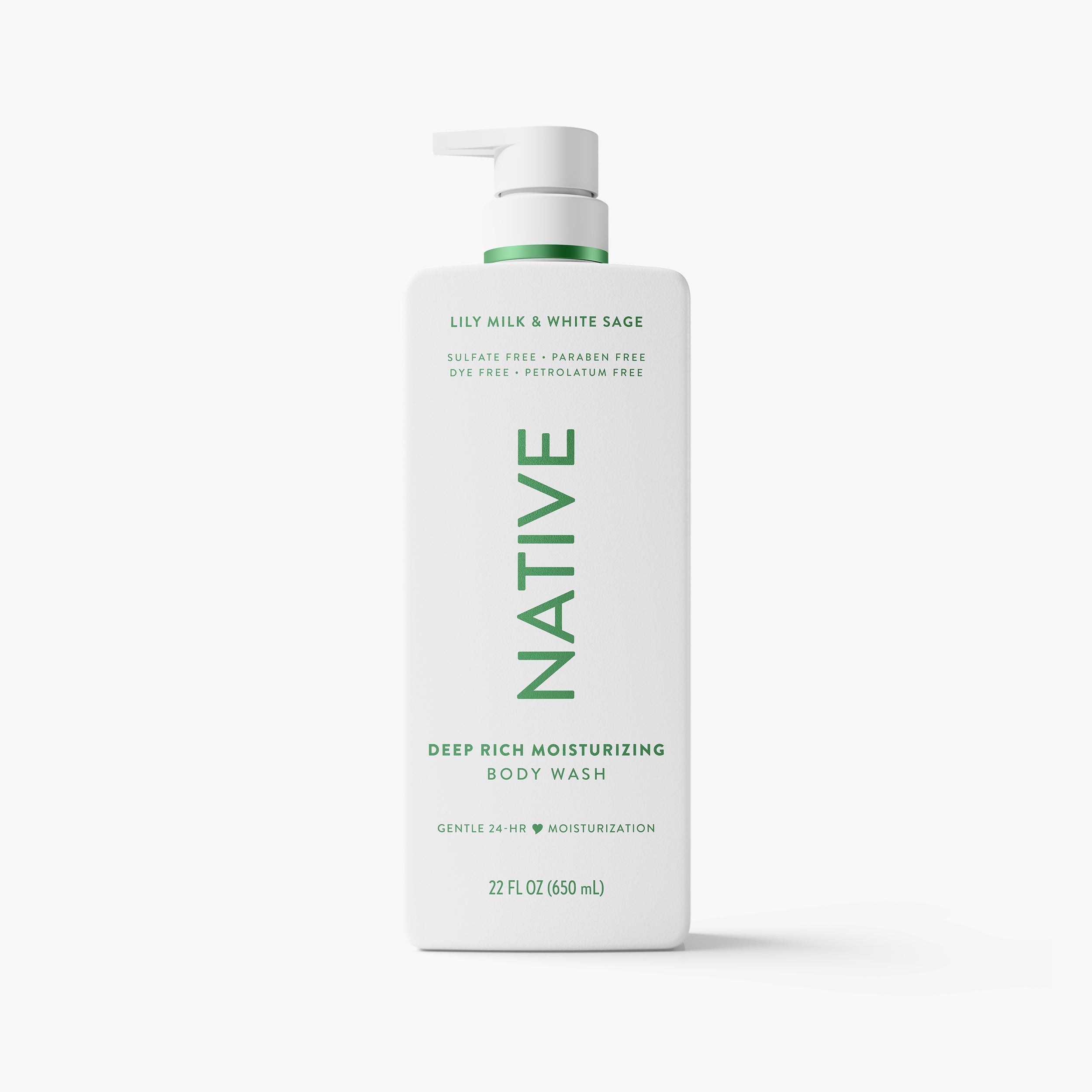 Moisturizing Body Wash Classic Lily Milk and White Sage 22oz Daily Routine