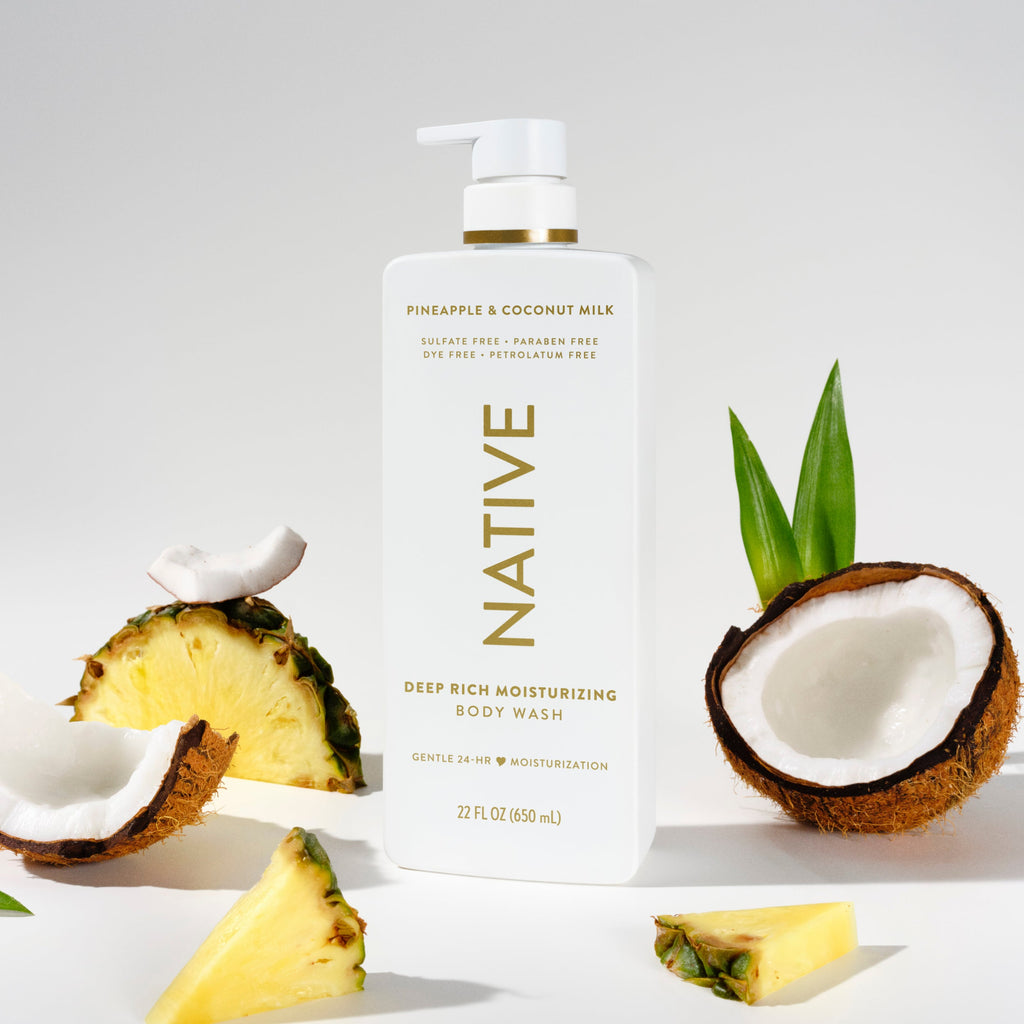 Moisturizing Body Wash Classic Pineapple and Coconut Milk 22oz Daily Routine