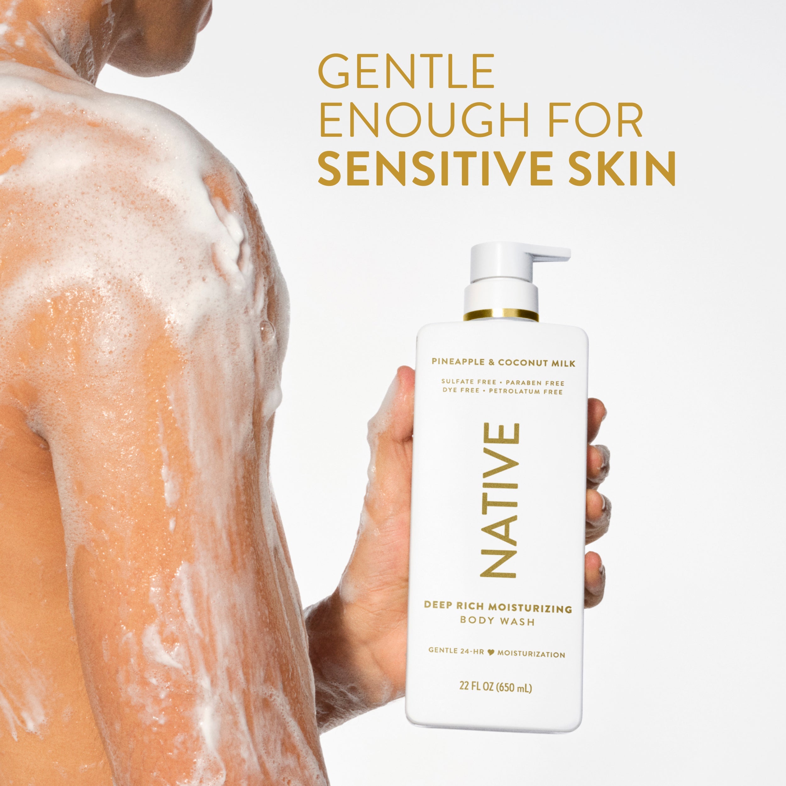 Moisturizing Body Wash Classic Pineapple and Coconut Milk 22oz Daily Routine