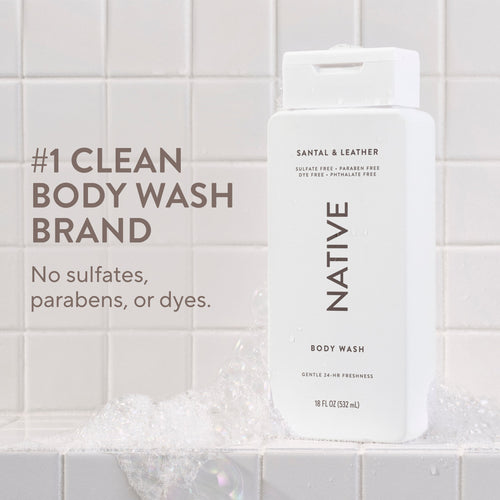Body Wash Classic Santal and Leather 18oz Daily Routine
