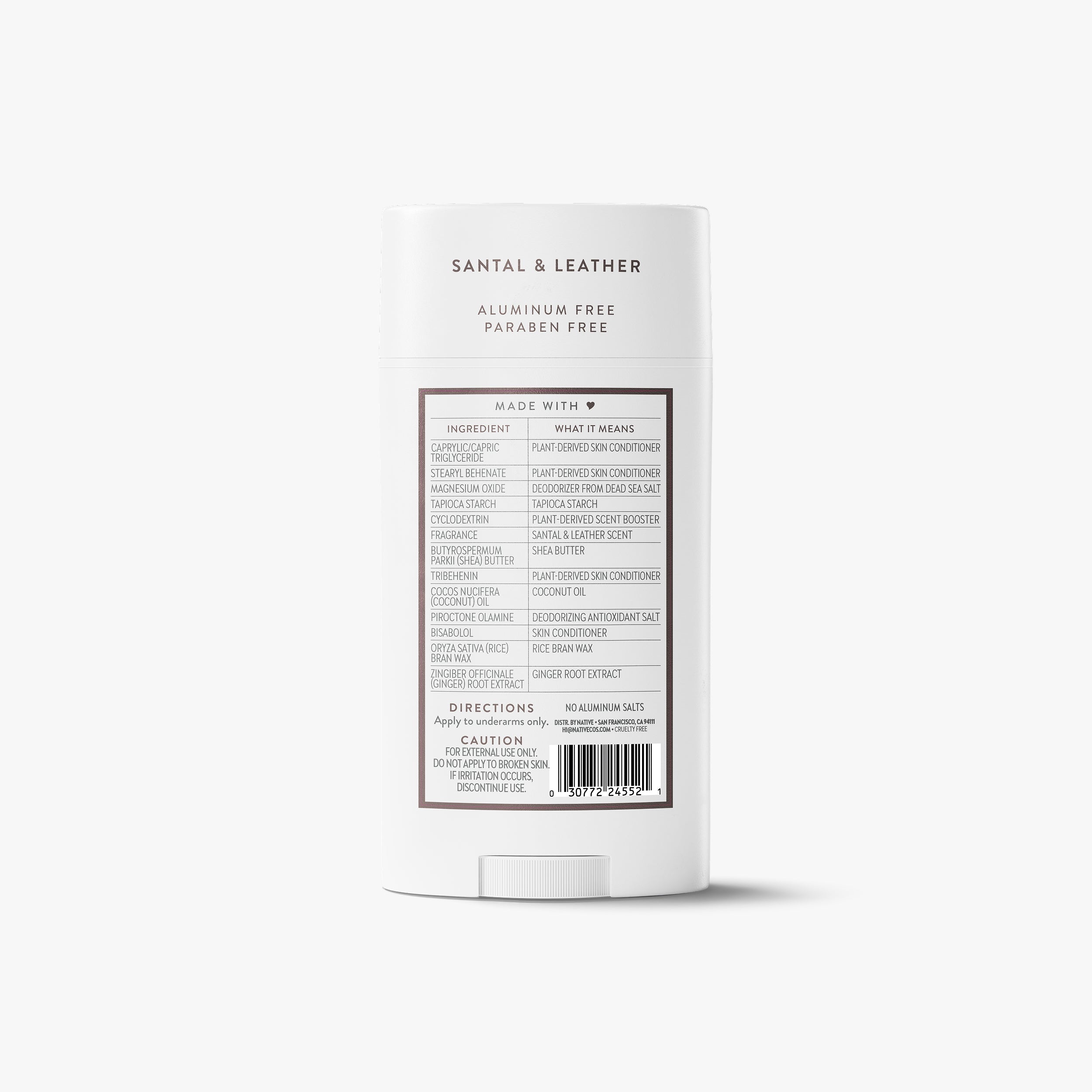 Deodorant Stick Classic Santal and Leather 3.1oz Daily Routine
