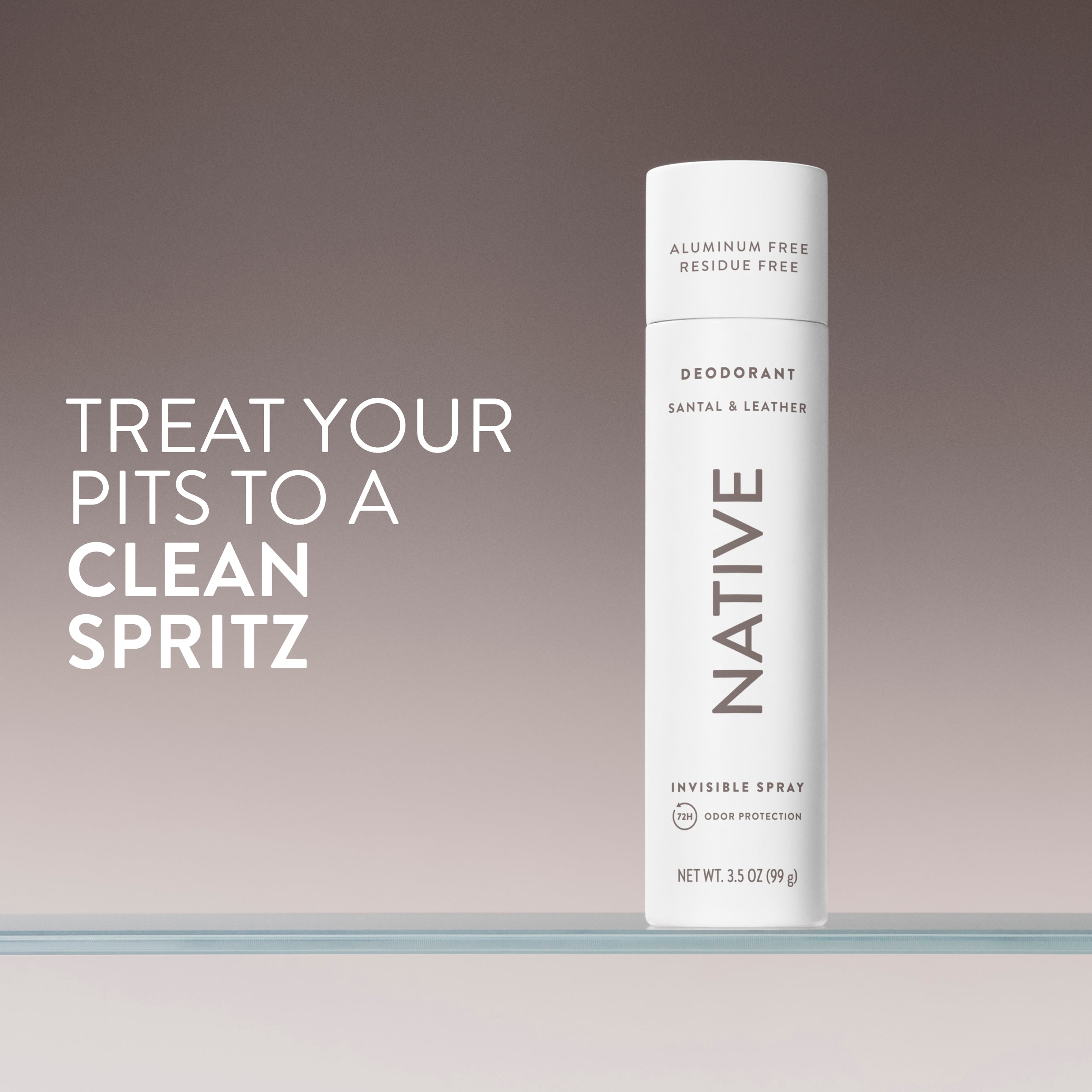 Deodorant Spray Classic Santal and Leather 3.5oz Daily Routine