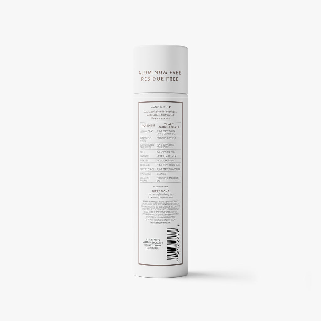 Deodorant Spray Classic Santal and Leather 3.5oz Daily Routine