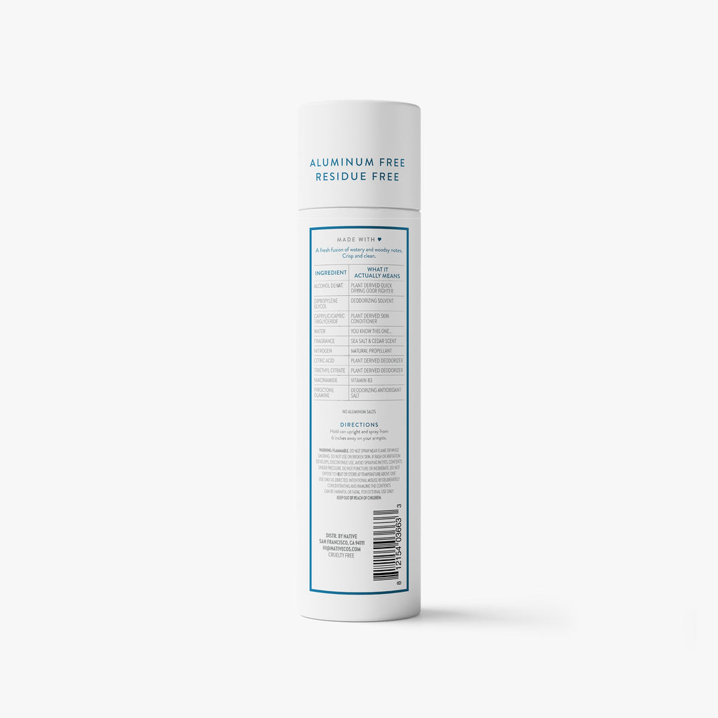 Deodorant Spray Classic Sea Salt and Cedar 3.5oz Daily Routine
