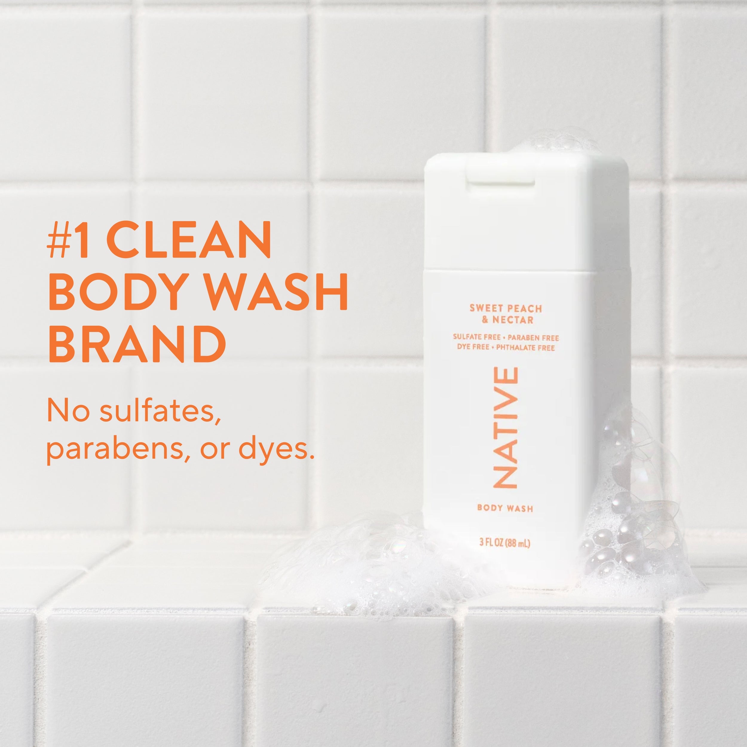 Mini Body Wash Classic Sweet Peach and Nectar 3oz Daily Routine