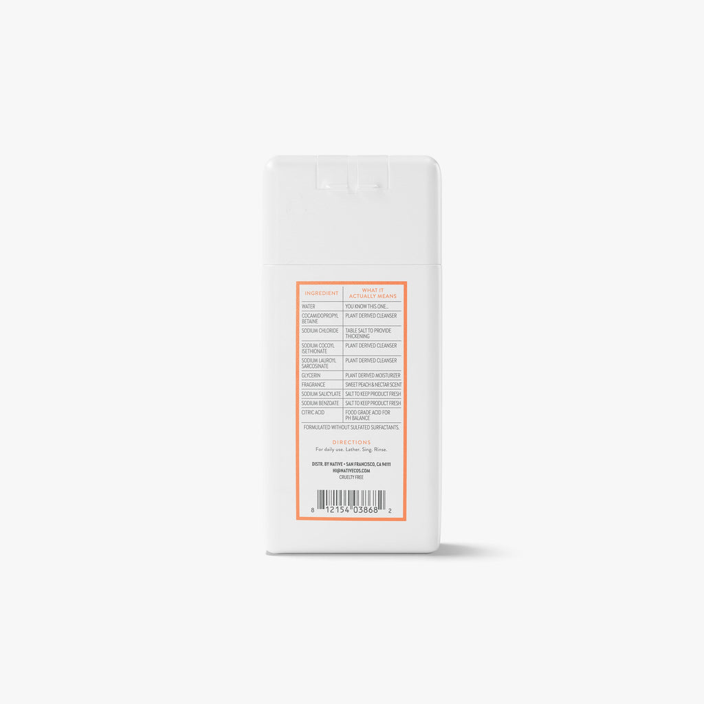 Mini Body Wash Classic Sweet Peach and Nectar 3oz Daily Routine
