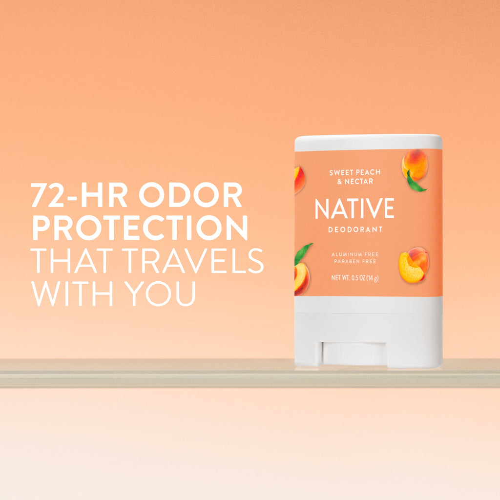 Mini Deodorant Stick Classic Sweet Peach and Nectar 0.5oz Daily Routine