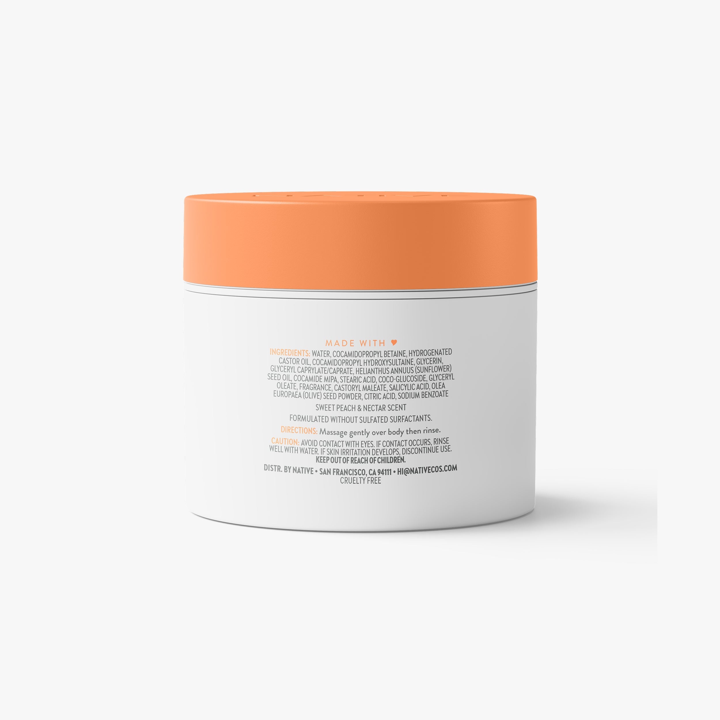 Body Scrub Classic Sweet Peach and Nectar 12oz Daily Routine