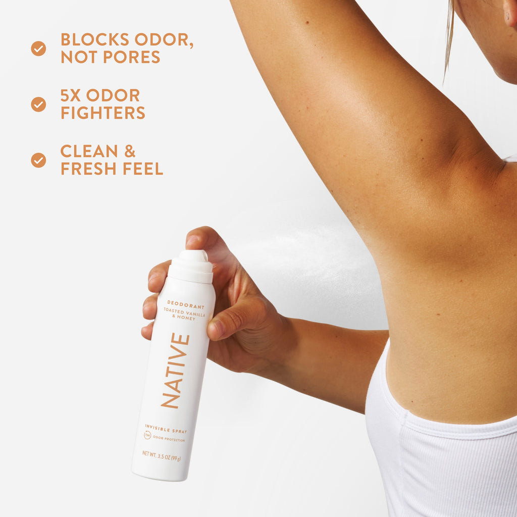 Deodorant Spray Classic Toasted Vanilla and Honey 3.5oz Daily Routine