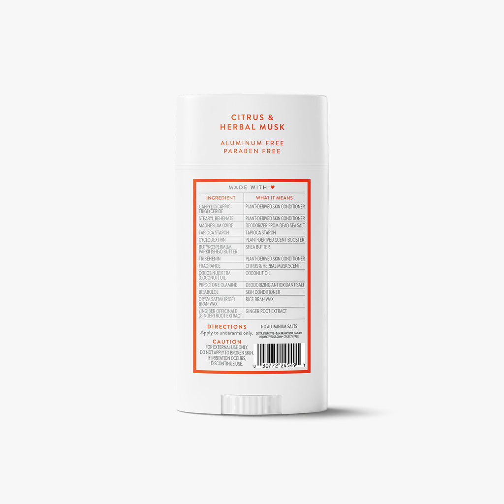 Deodorant Stick Classic Citrus and Herbal Musk 3.1oz Daily Routine
