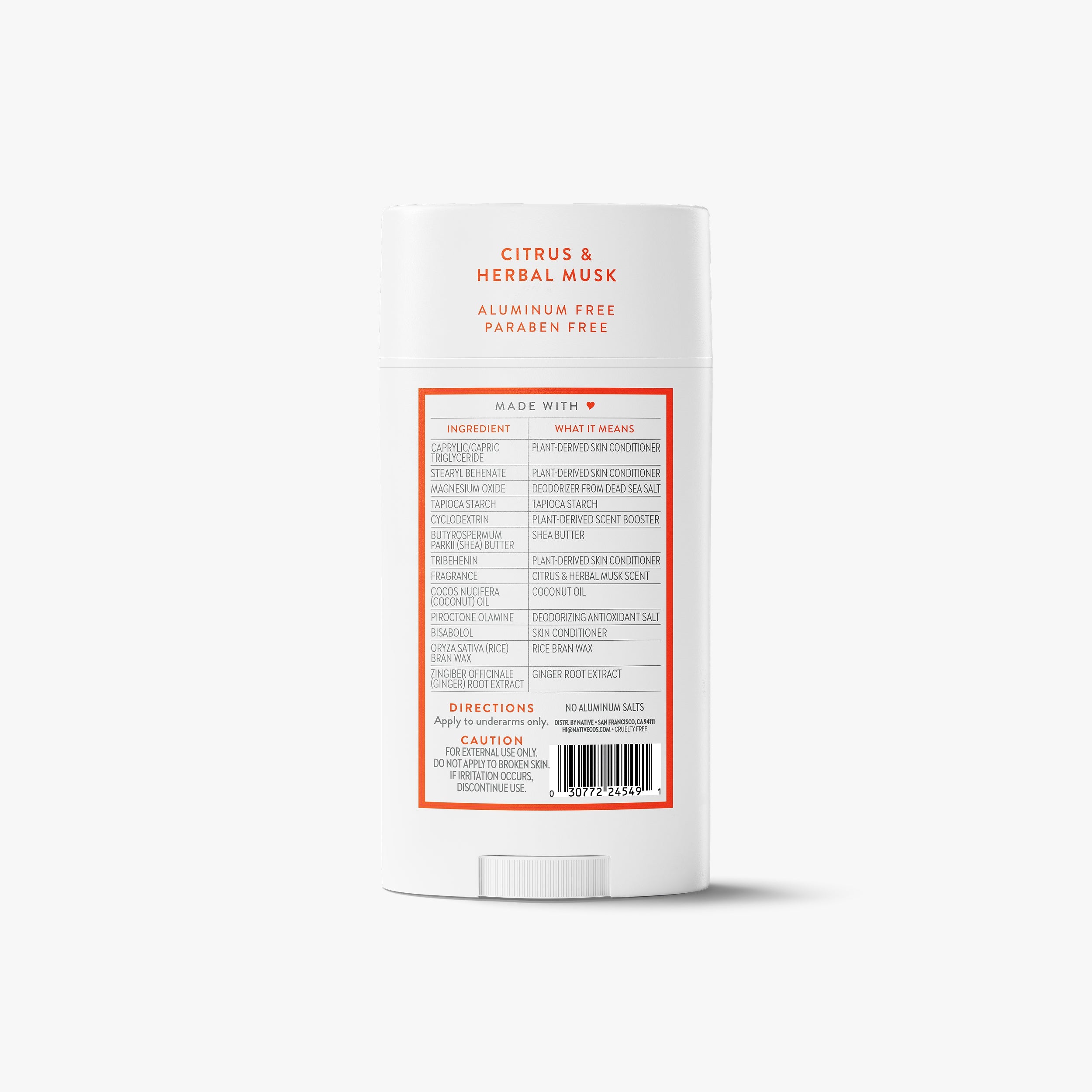 Deodorant Stick Classic Citrus and Herbal Musk 3.1oz Daily Routine