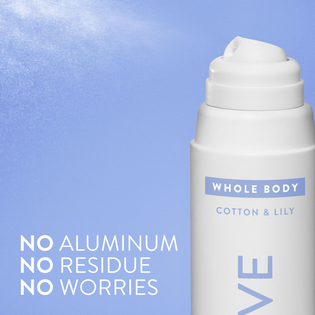 Whole Body Deodorant Spray Classic Cotton and Lily 3.5oz Daily Routine