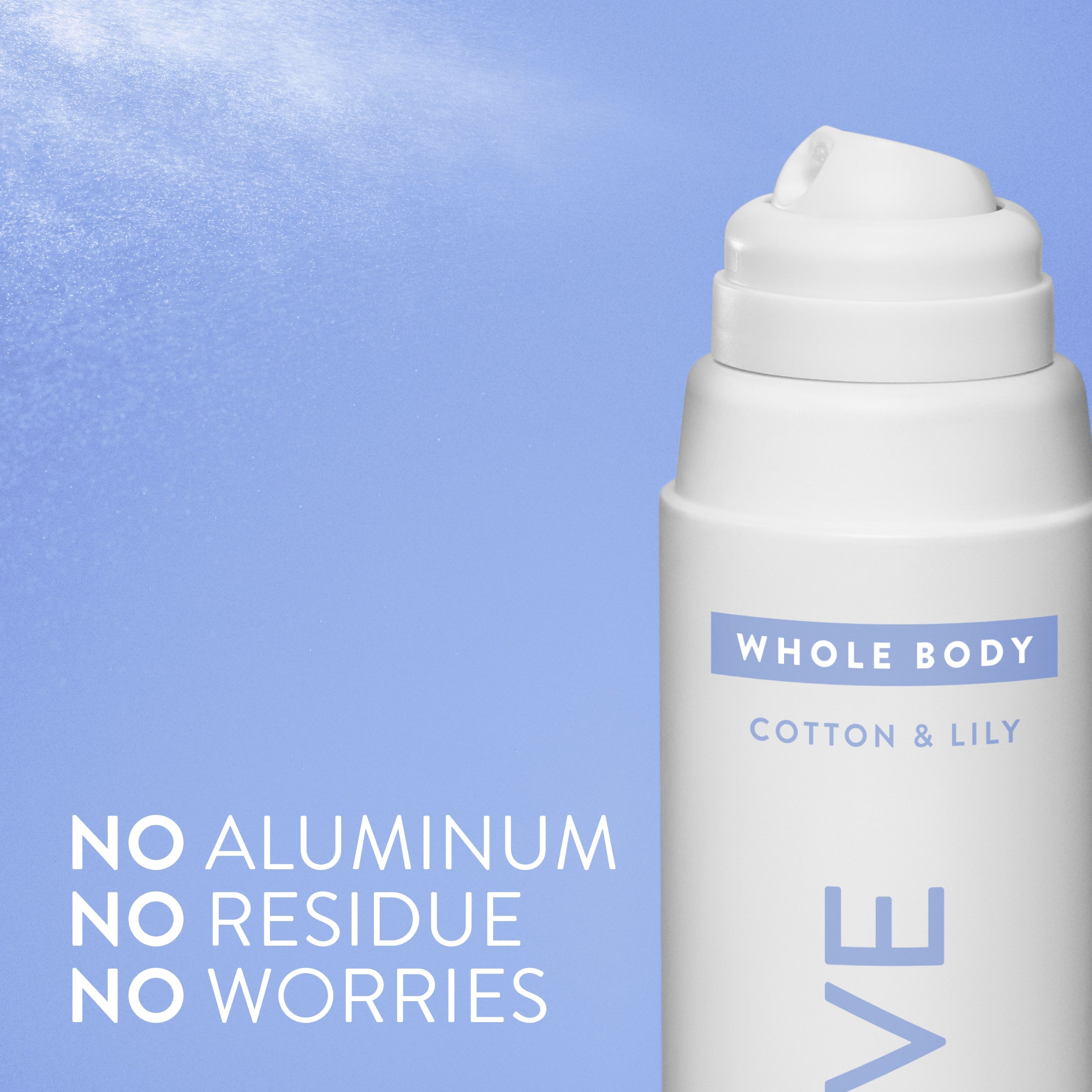 Whole Body Deodorant Spray Classic Cotton and Lily 3.5oz Daily Routine