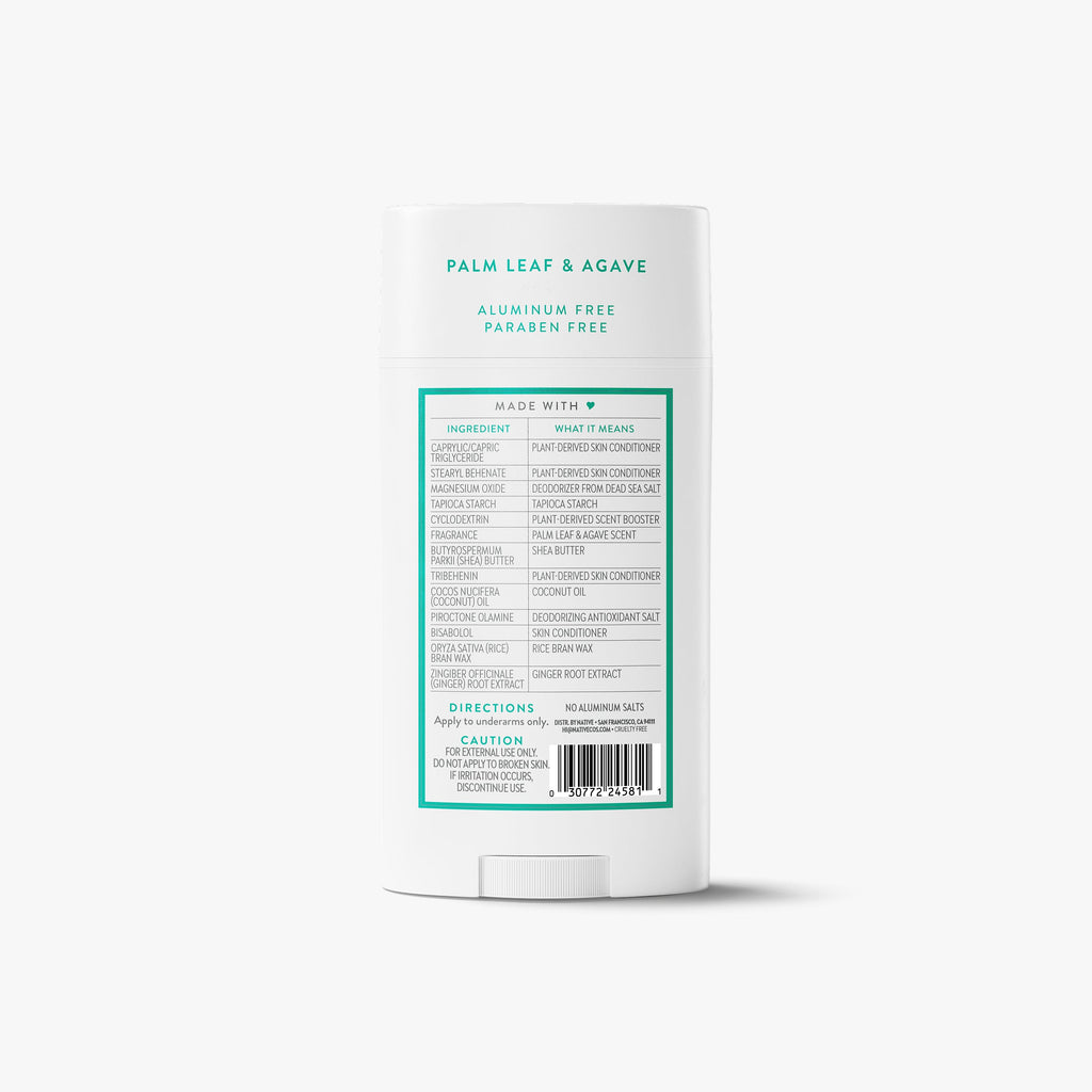Deodorant Stick Classic Palm Leaf and Agave 3.1oz Daily Routine