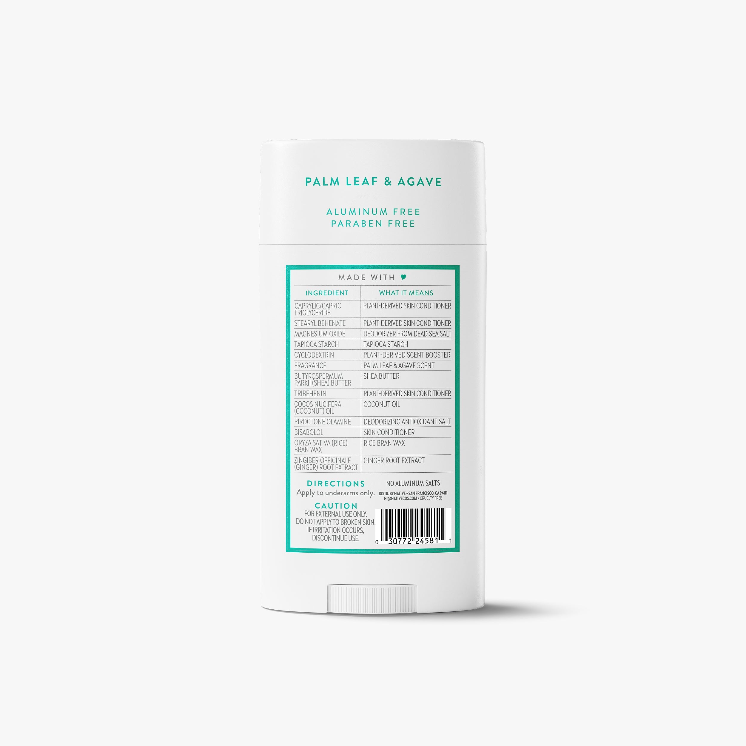 Deodorant Stick Classic Palm Leaf and Agave 3.1oz Daily Routine