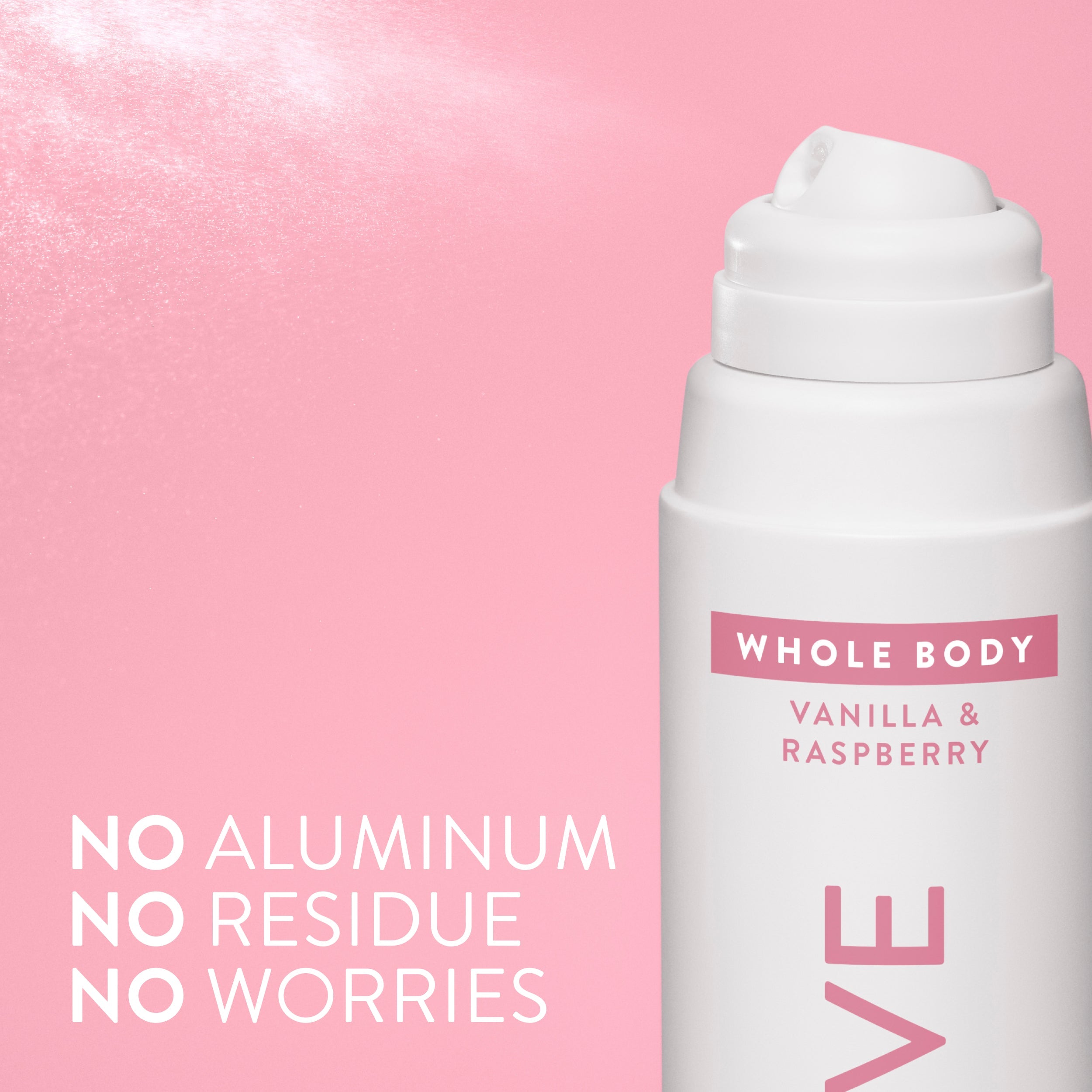 Whole Body Deodorant Spray Classic Vanilla and Raspberry 3.5oz Daily Routine