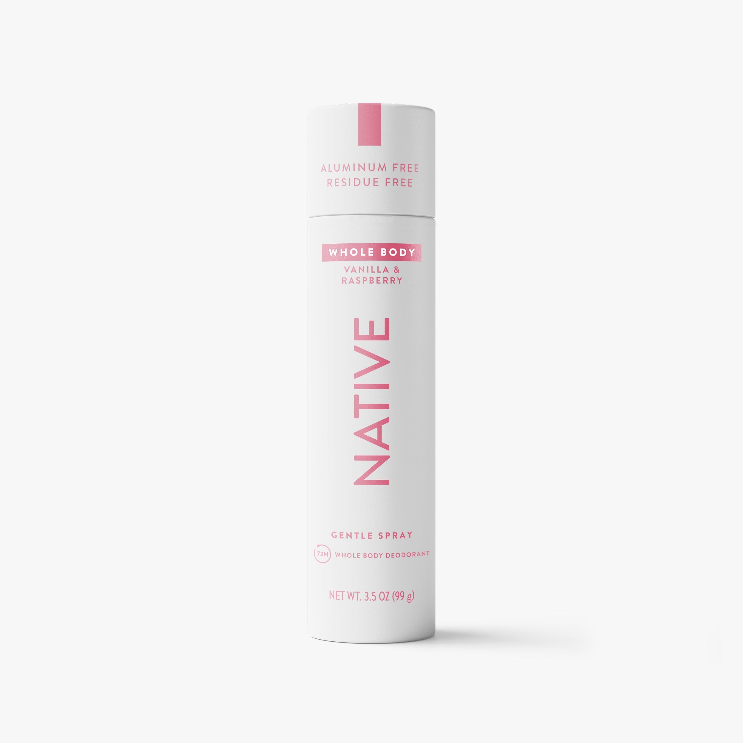 Whole Body Deodorant Spray Classic Vanilla and Raspberry 3.5oz Daily Routine
